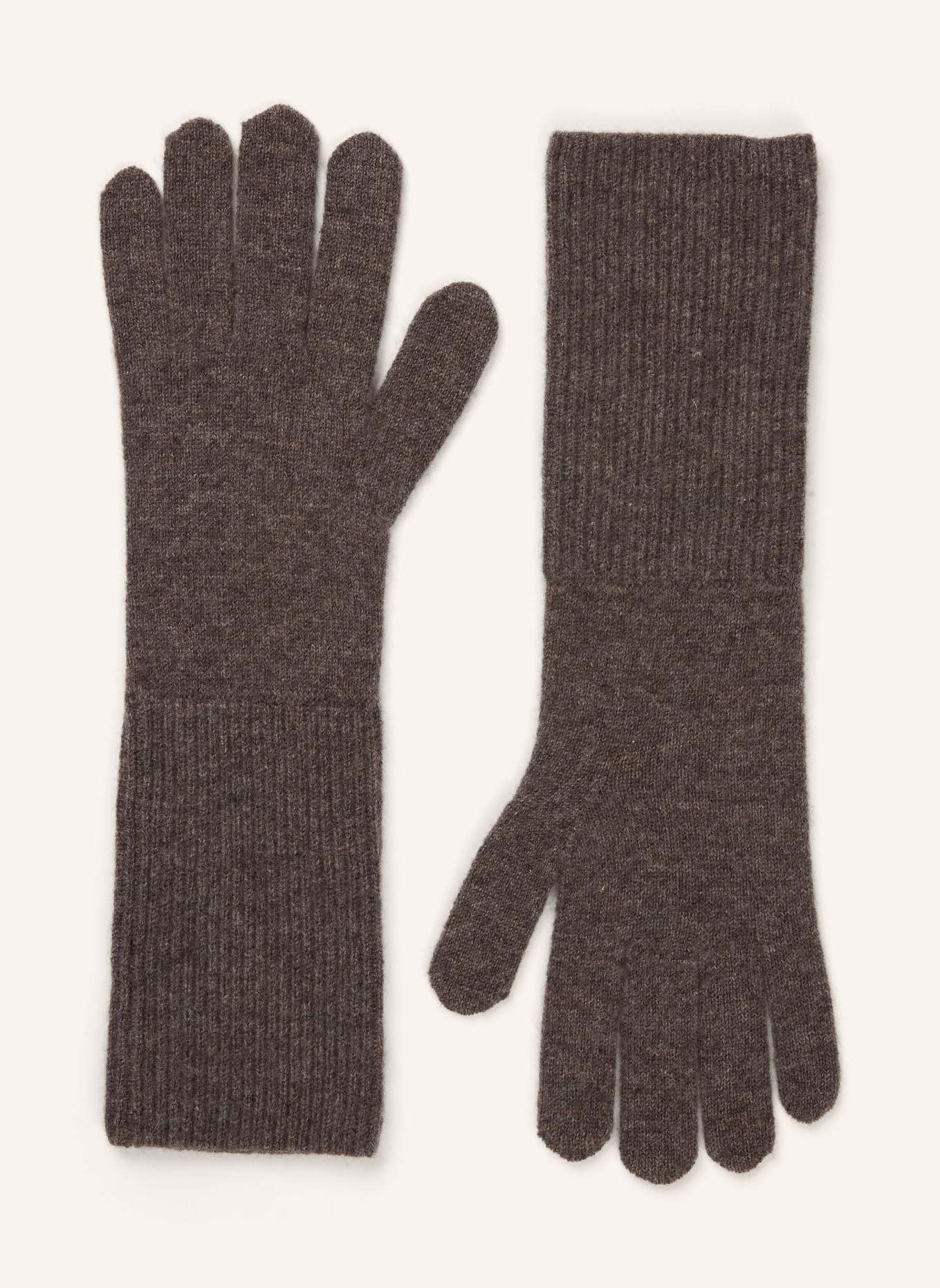 darling harbour Handschuhe aus Cashmere: truffle melange
