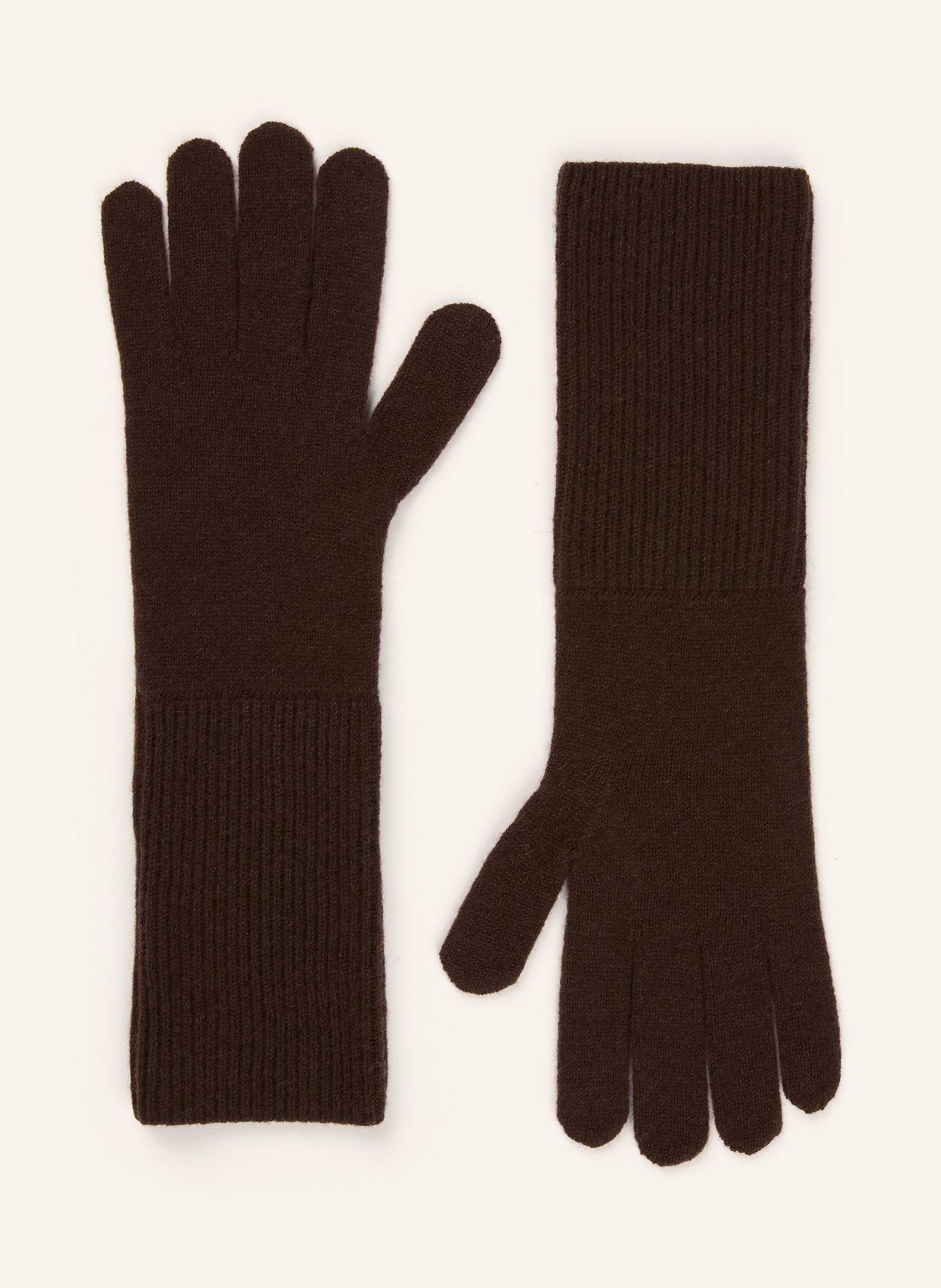 darling harbour Handschuhe aus Cashmere: DARK BROWN