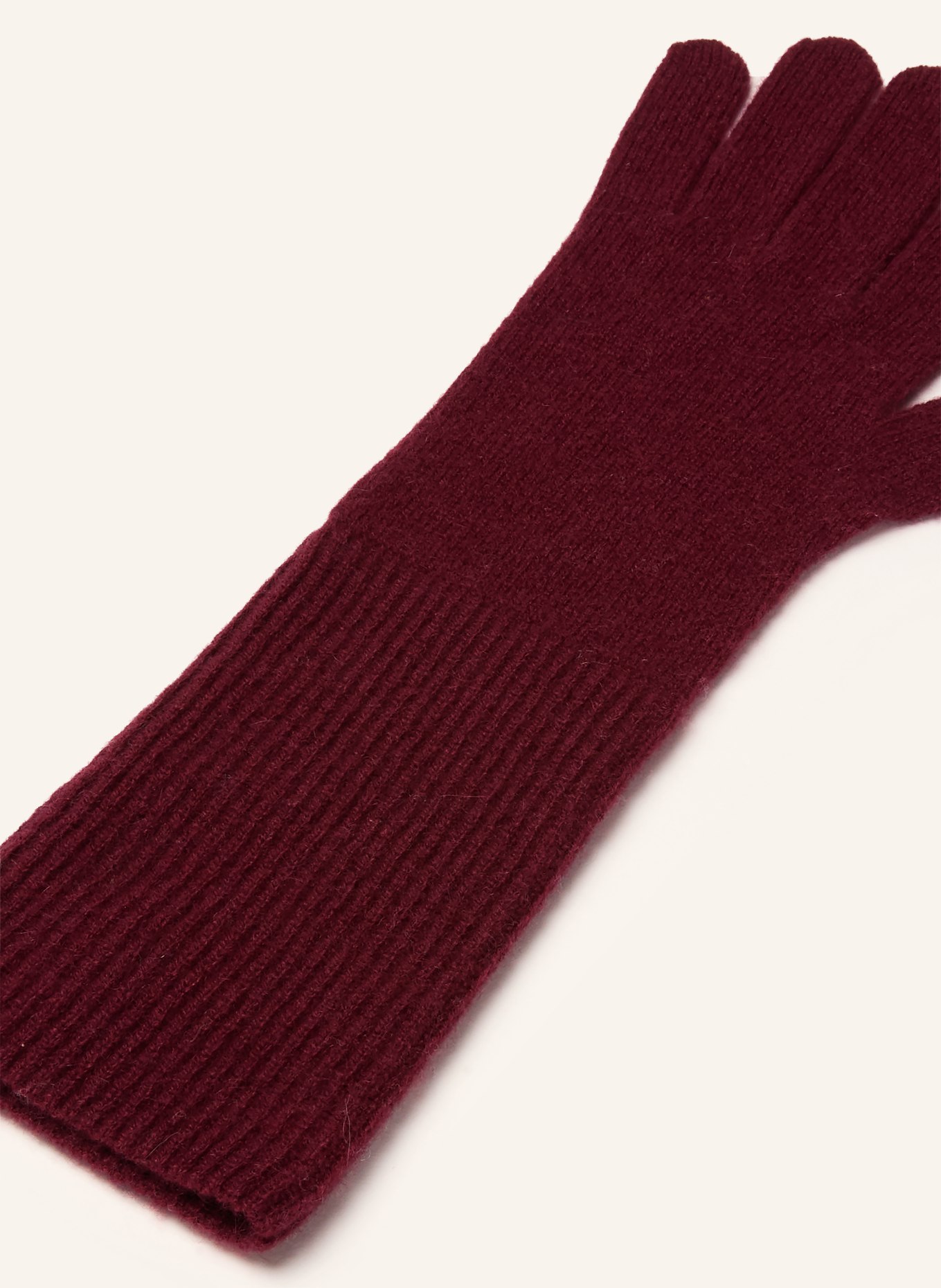 darling harbour Cashmere gloves: BORDEAUX