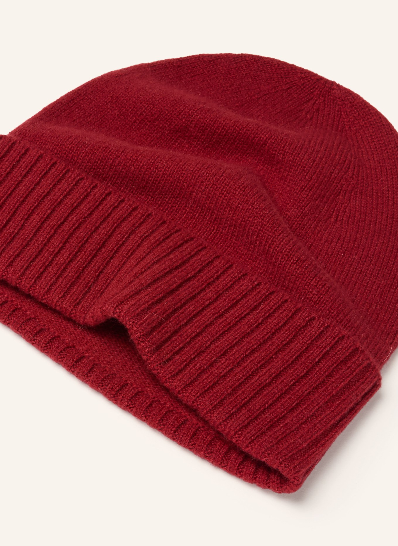 darling harbour Cashmere-Mütze: BRICK RED
