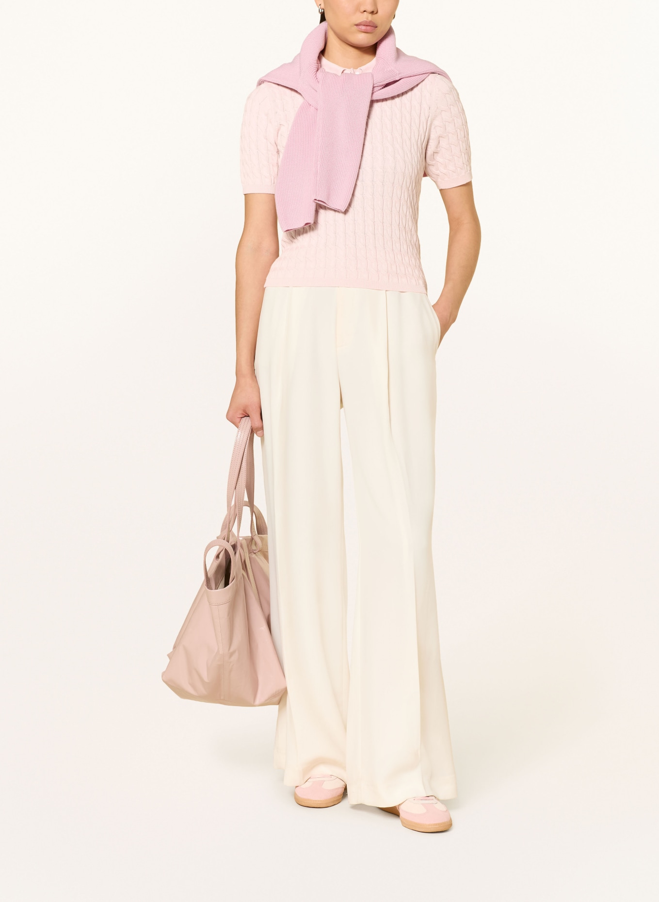 darling harbour Strick-Poloshirt: ROSE