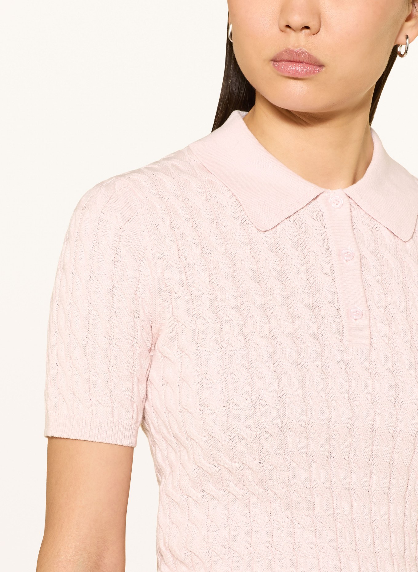 darling harbour Strick-Poloshirt: ROSE