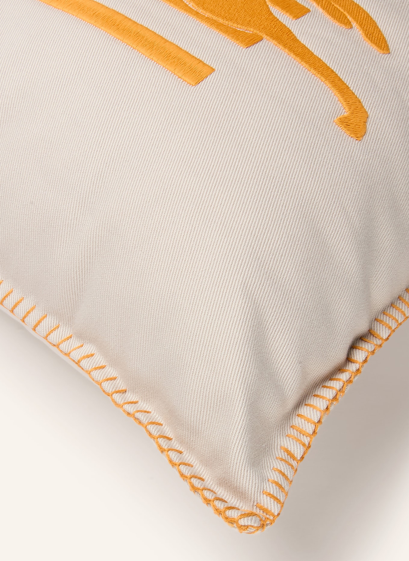 ETRO Home Dekokissen: CREME / HELLORANGE