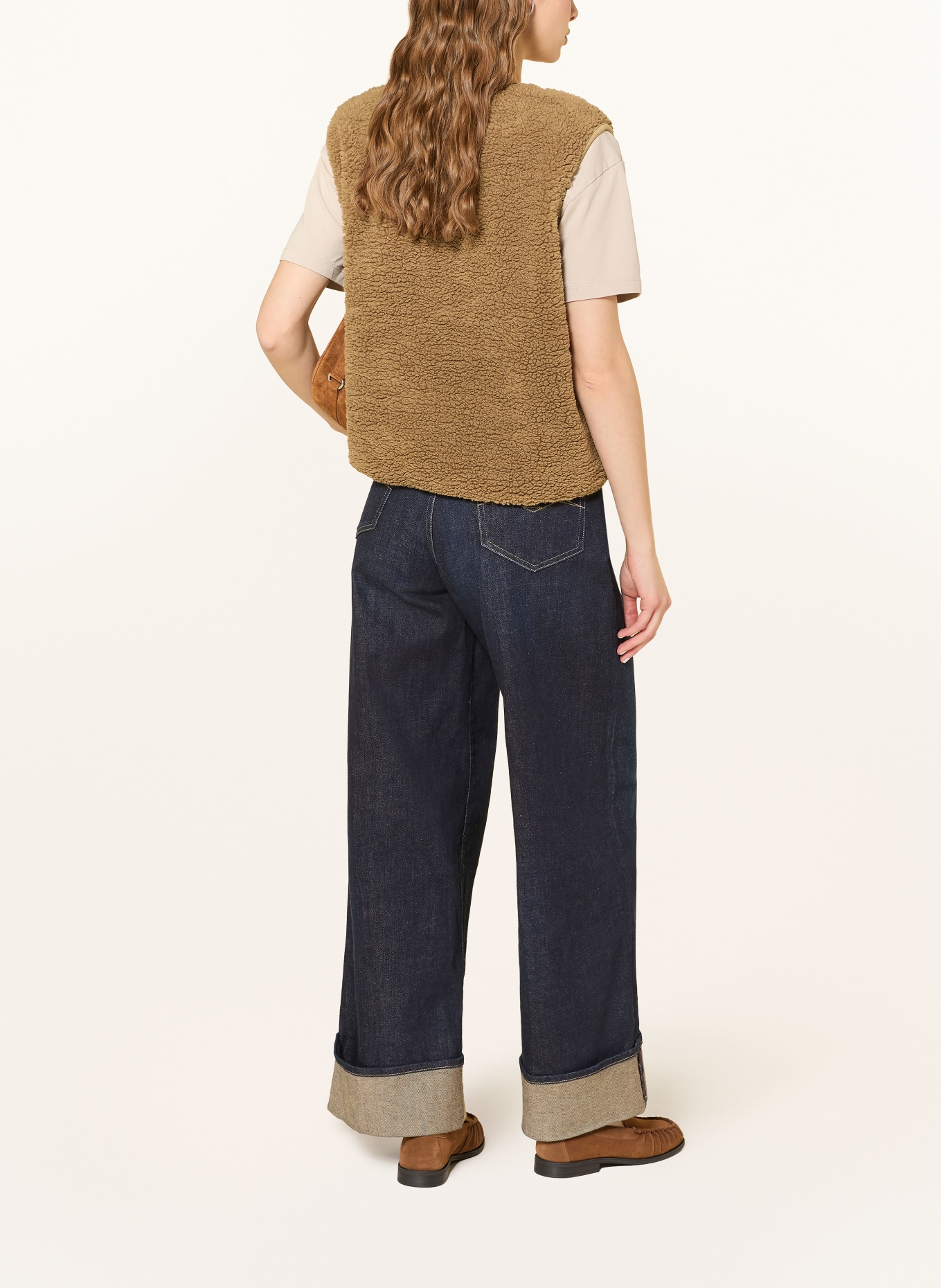 darling harbour Teddyfellová vesta: LIGHT BROWN