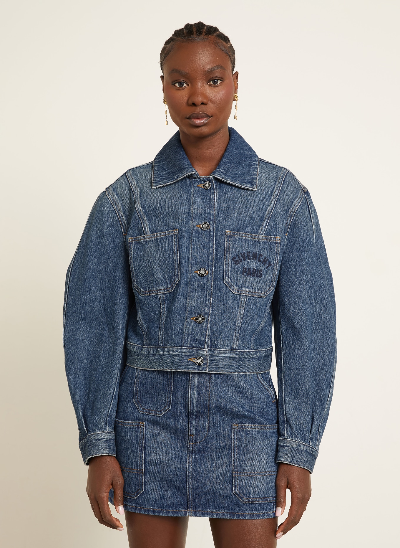 GIVENCHY Jeansjacke: 420 MEDIUM BLUE