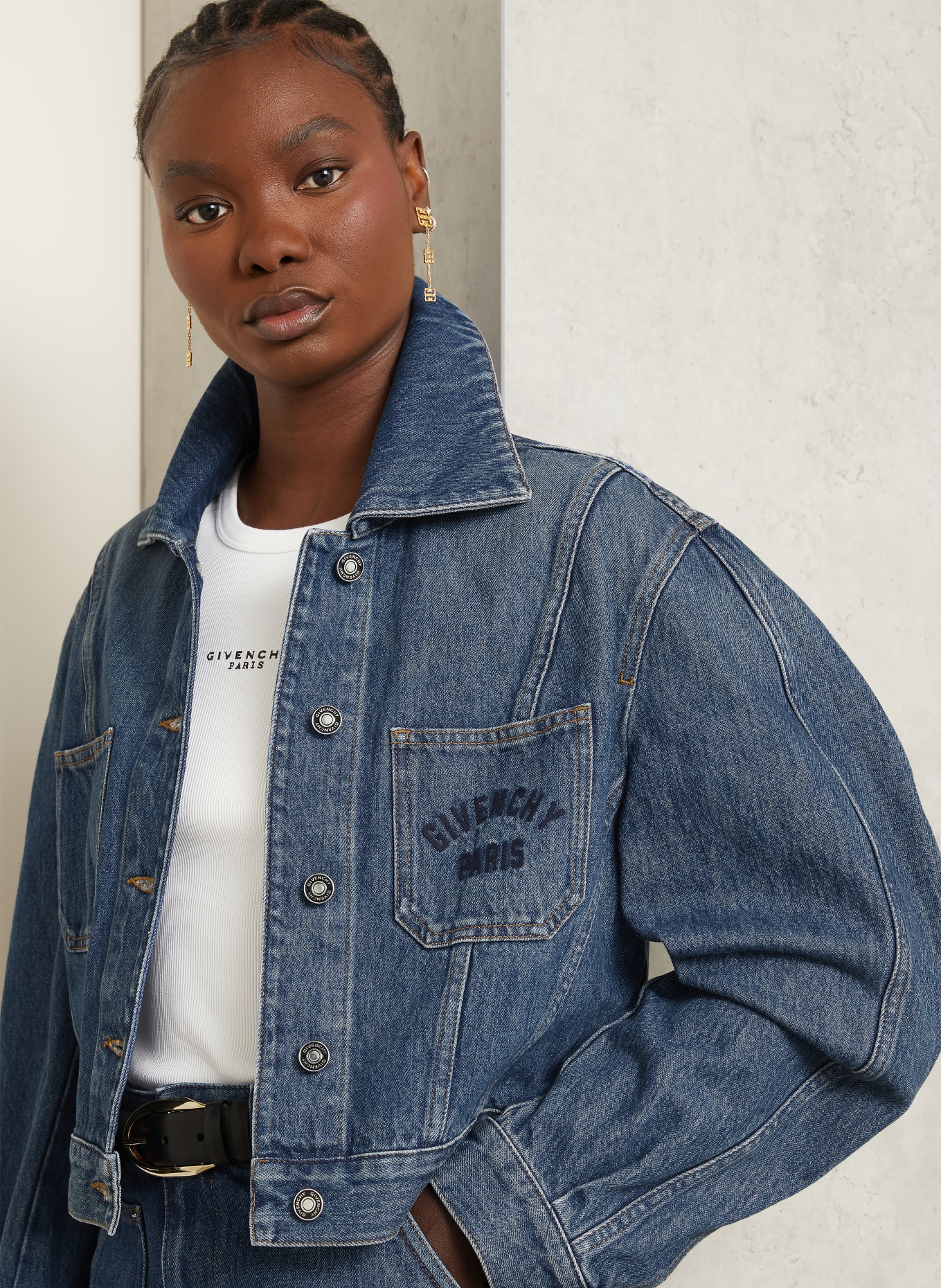 GIVENCHY Jeansjacke: 420 MEDIUM BLUE