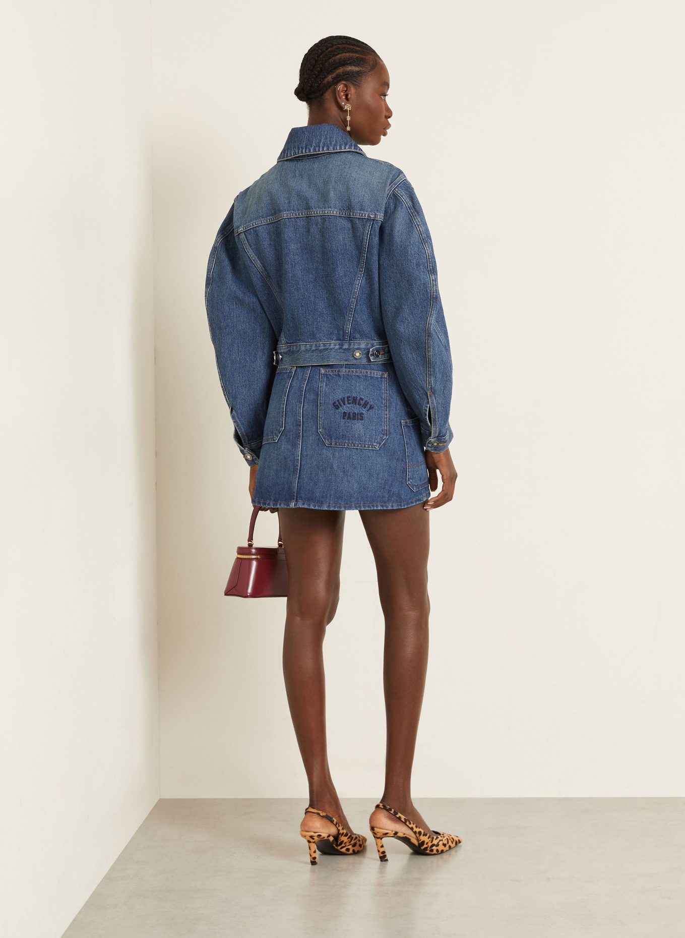 GIVENCHY Jeansrock: BLAU