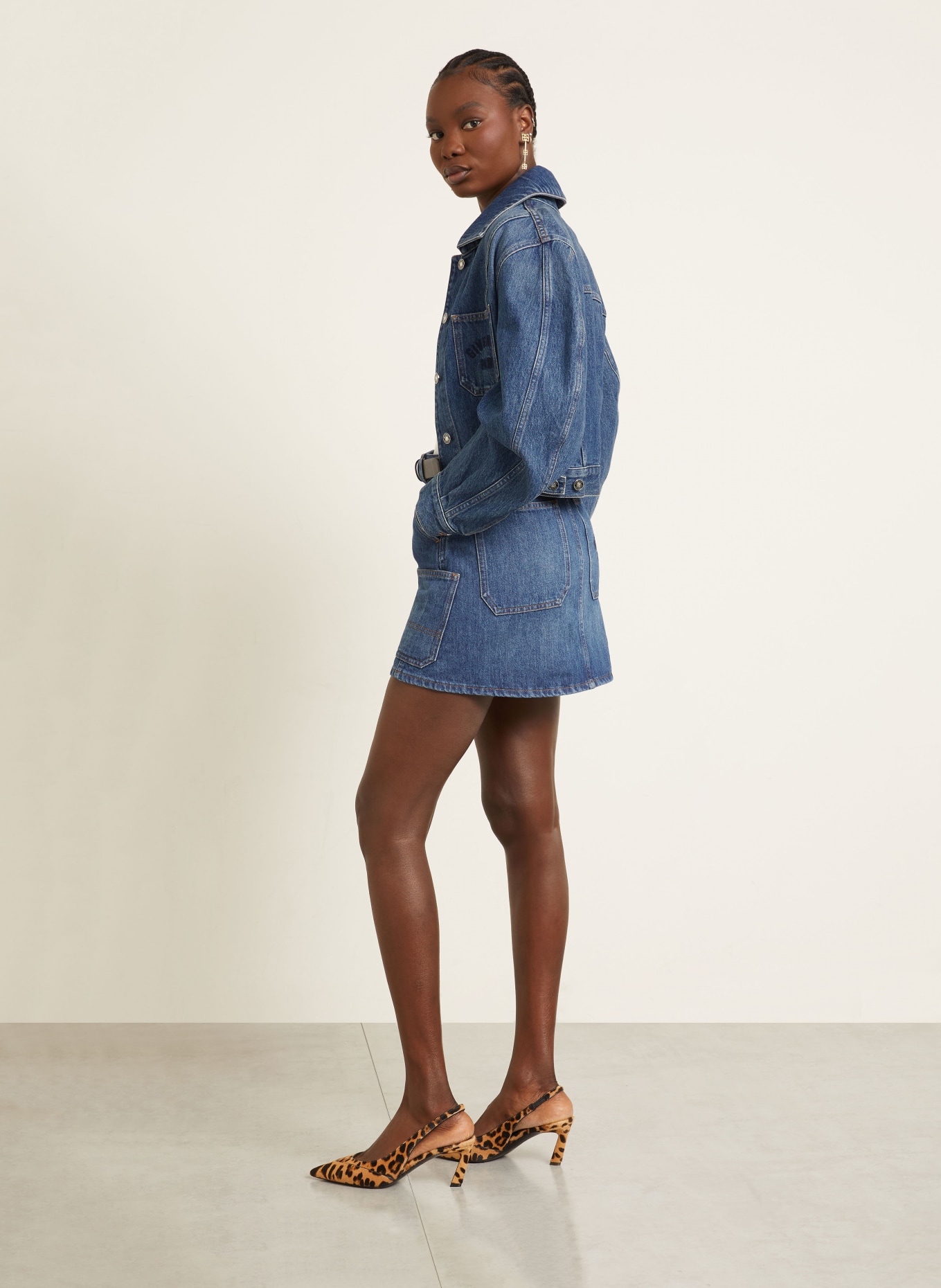 GIVENCHY Jeansrock: BLAU