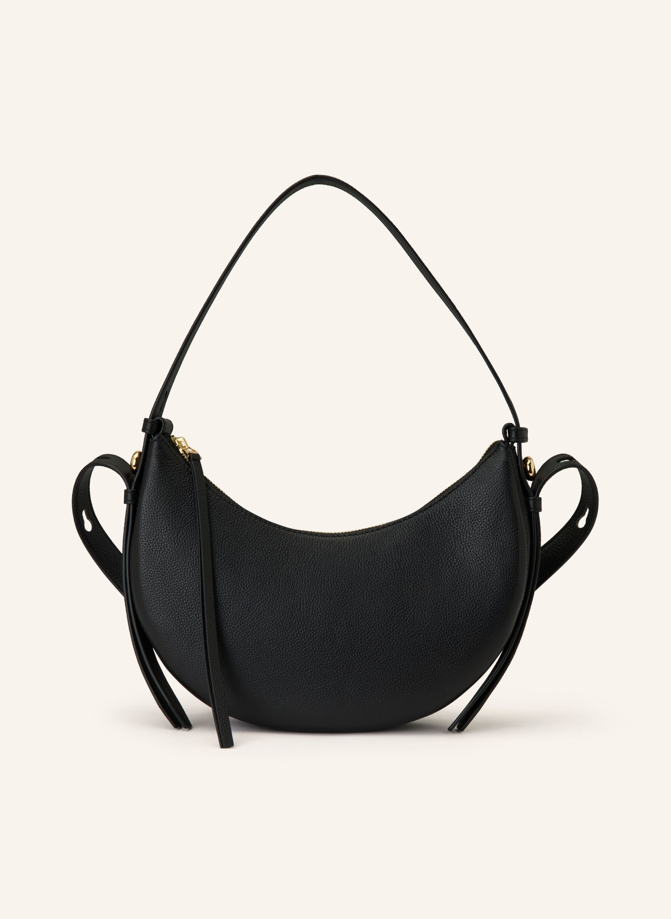 TORY BURCH Umhängetasche ROMY: SCHWARZ / GOLD