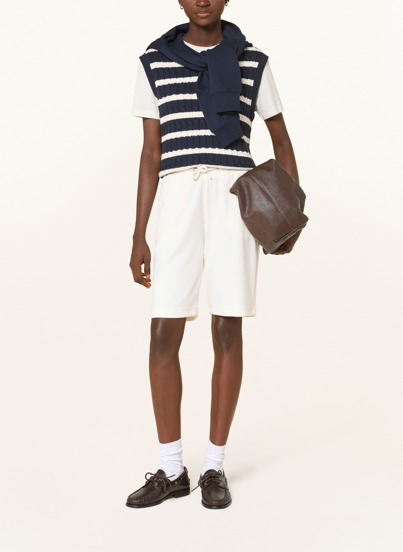 darling harbour Jerseyové šortky: ECRU