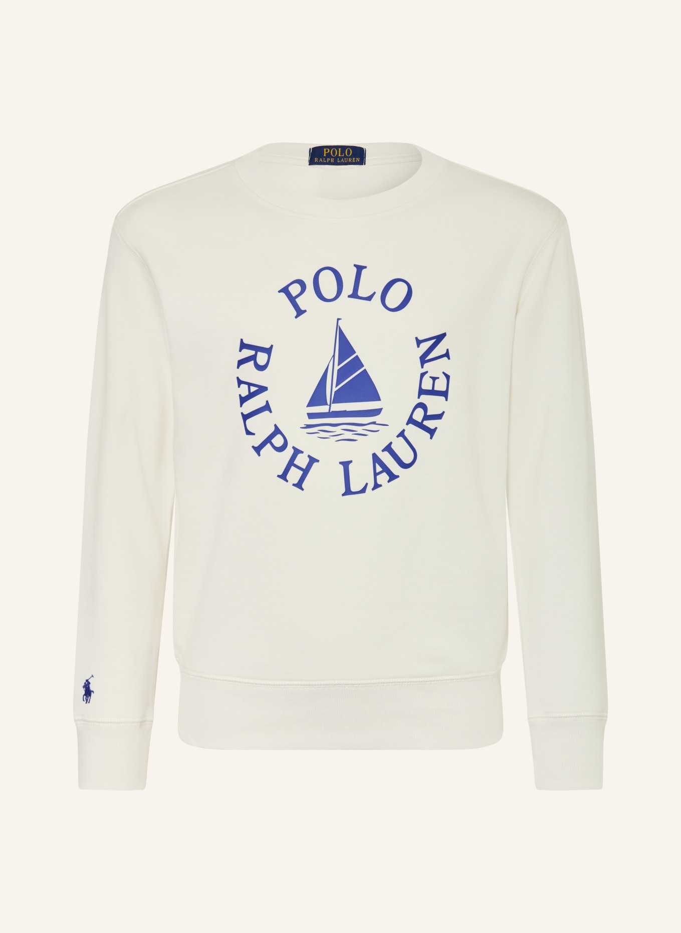 POLO RALPH LAUREN Sweatshirt: ECRU