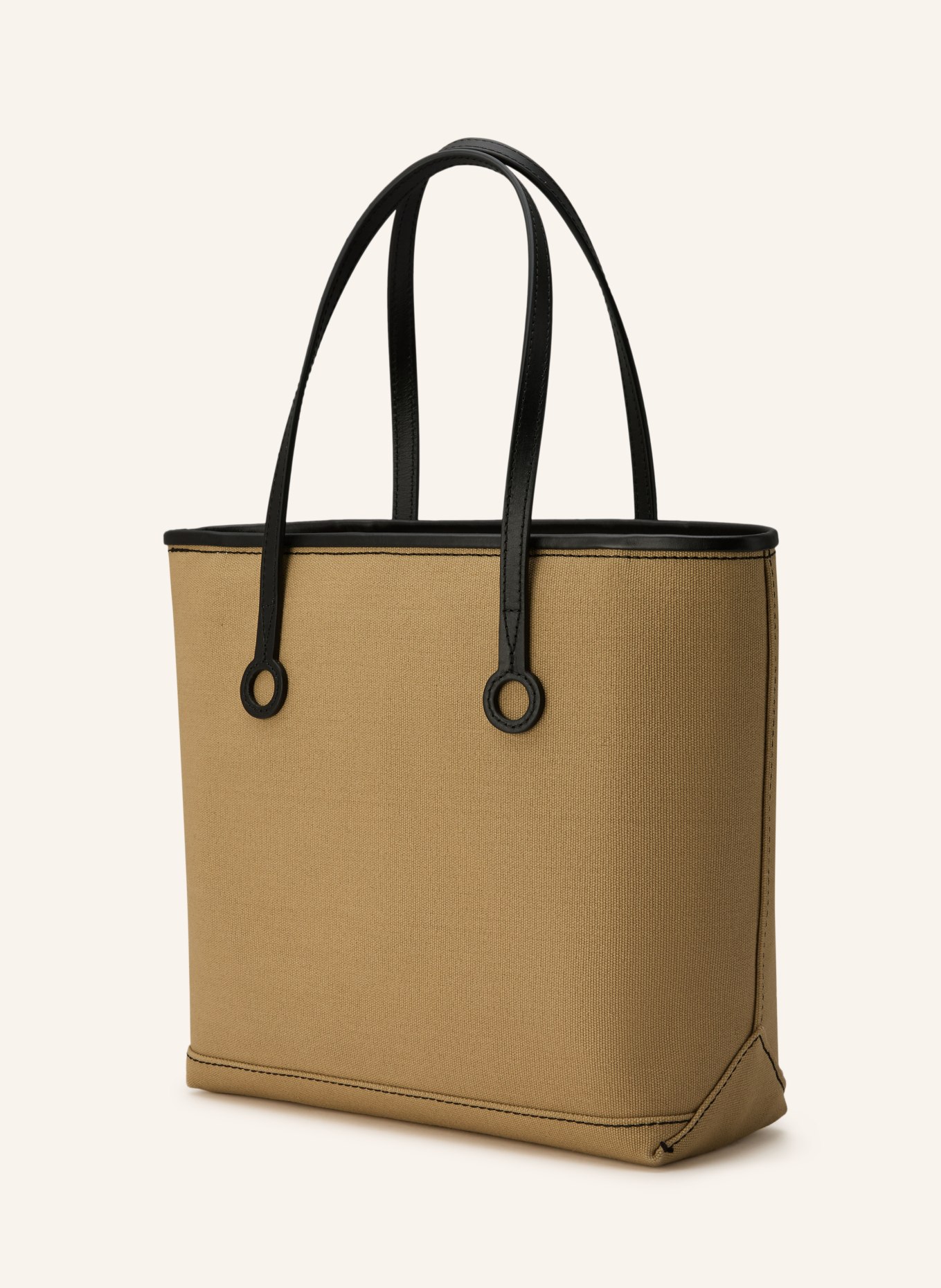 JW ANDERSON Shopper ANCHOR SMALL: BEIGE / SCHWARZ