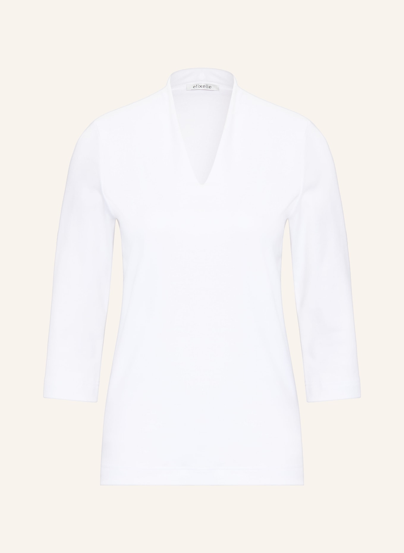 efixelle Tričko s 3/4 rukávem: BÍLÁ