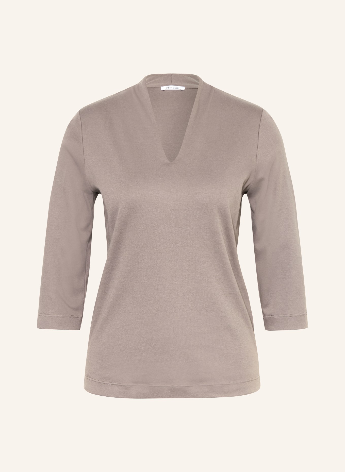 efixelle Tričko s 3/4 rukávem: ČERNOŠEDÁ