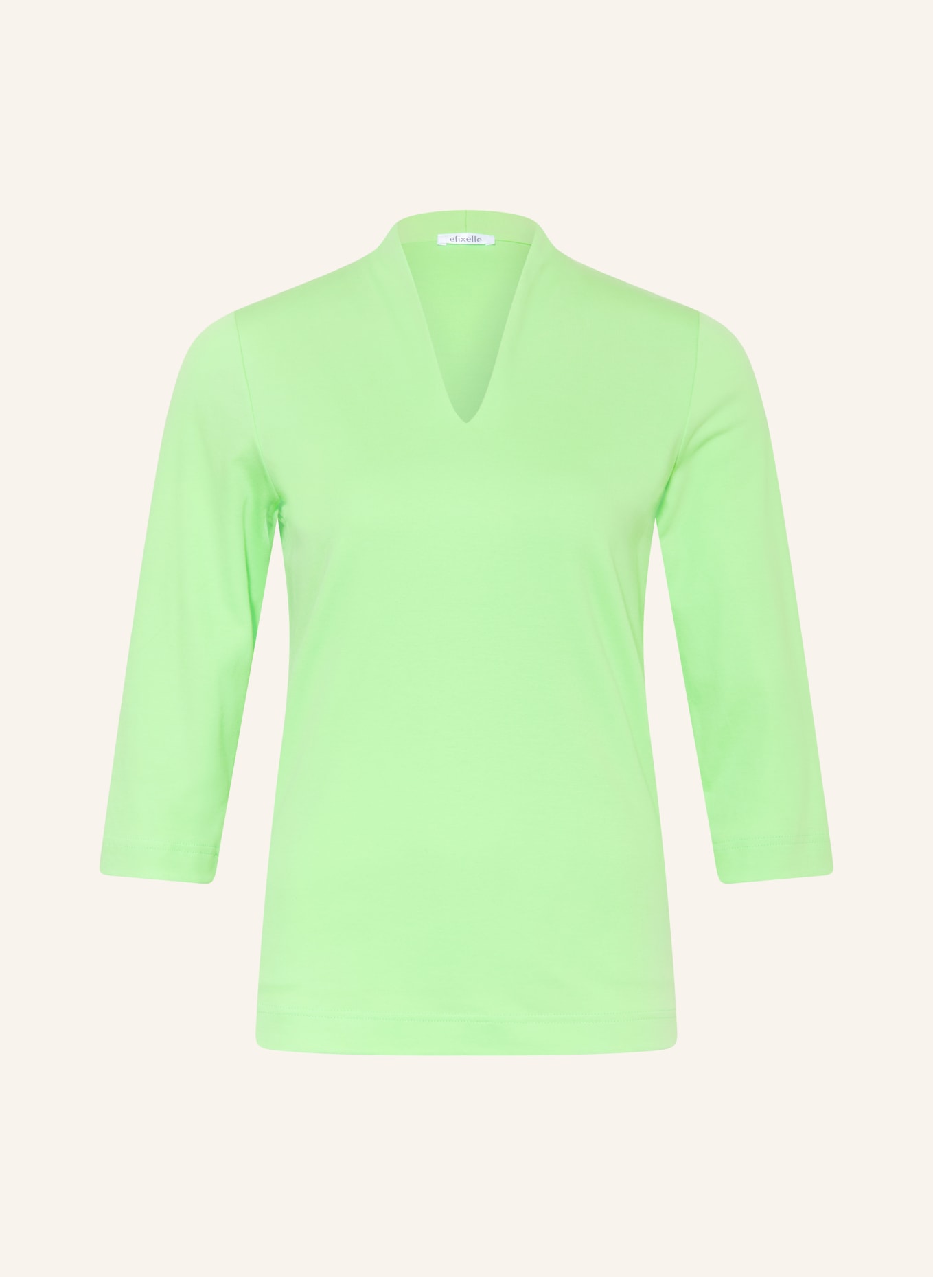 efixelle Shirt mit 3/4-Arm: NEONGRÜN