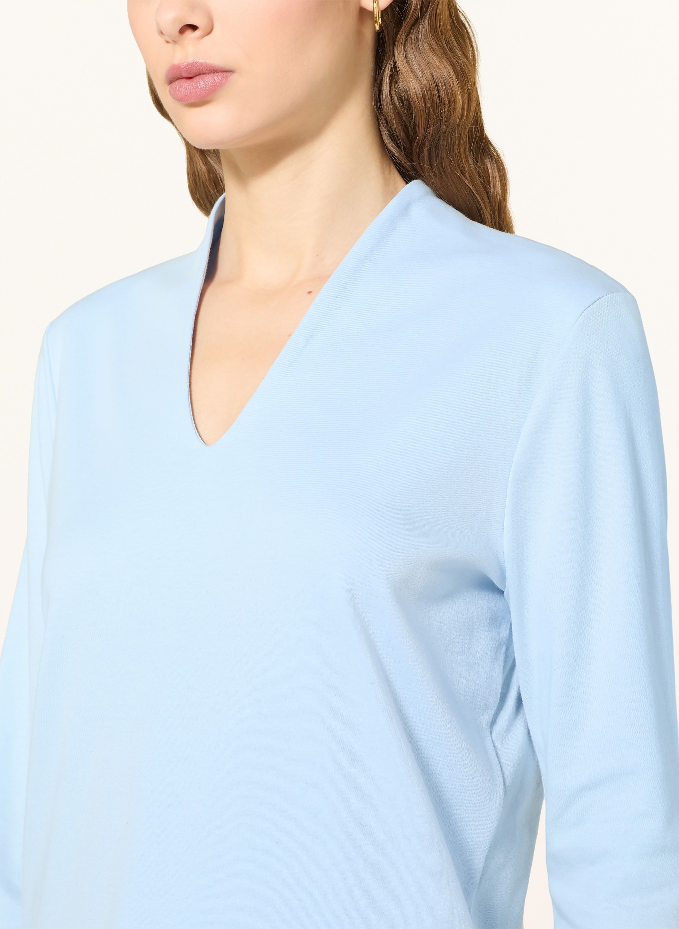 efixelle Shirt mit 3/4-Arm: HELLBLAU