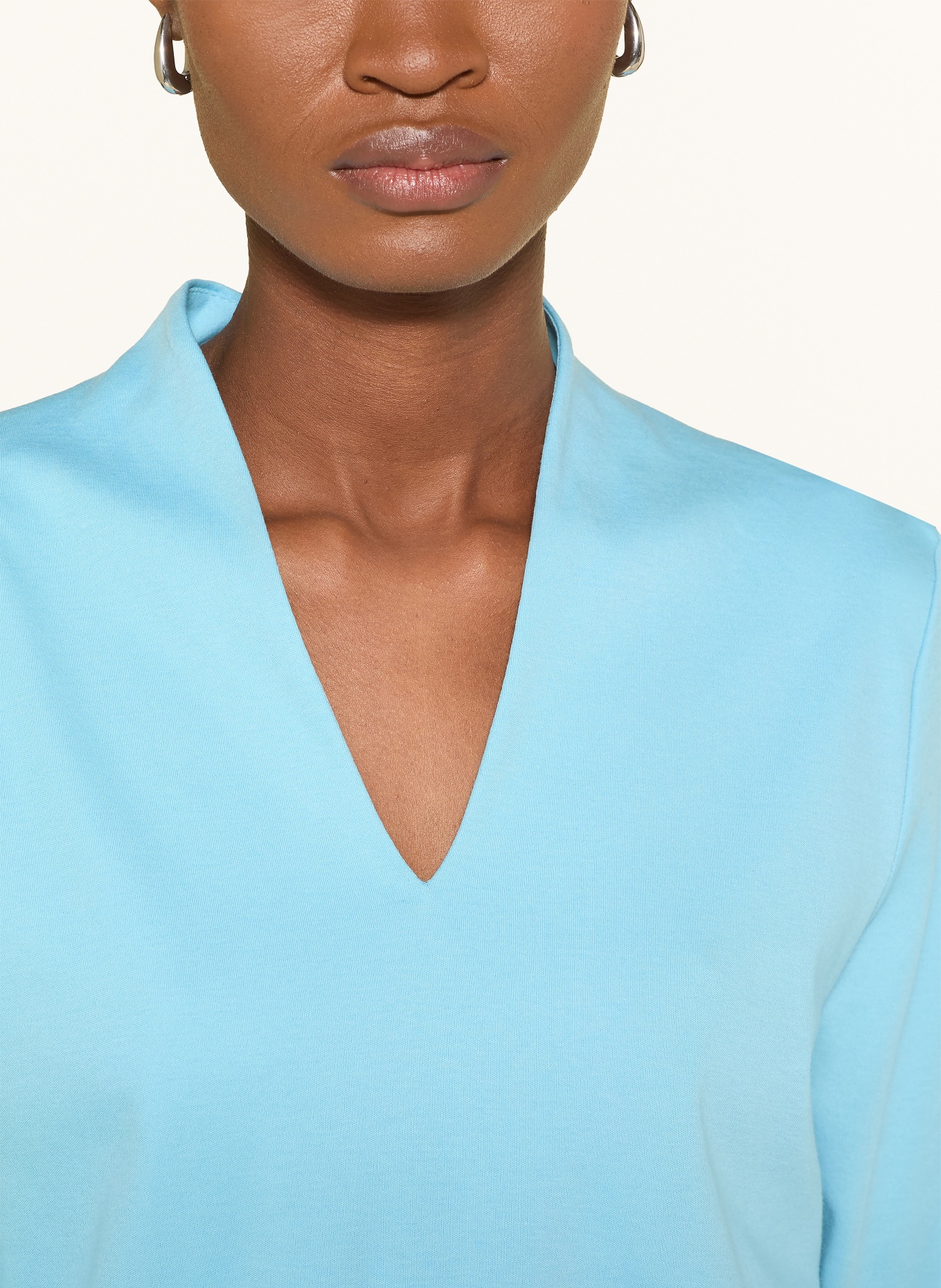 efixelle Shirt mit 3/4-Arm: HELLBLAU