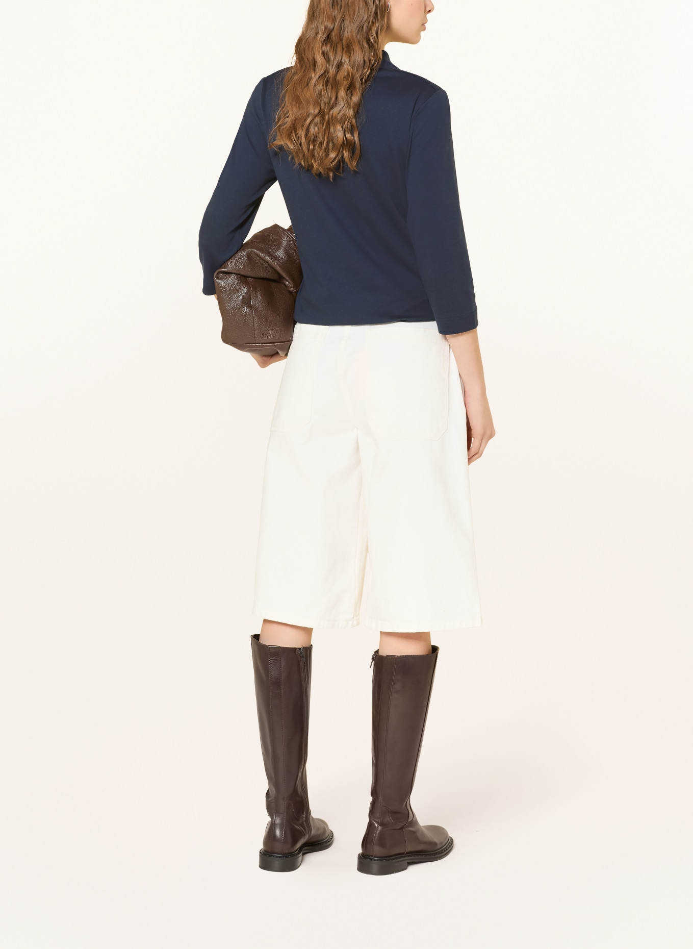 efixelle Tričko s 3/4 rukávem: TMAVĚ MODRÁ