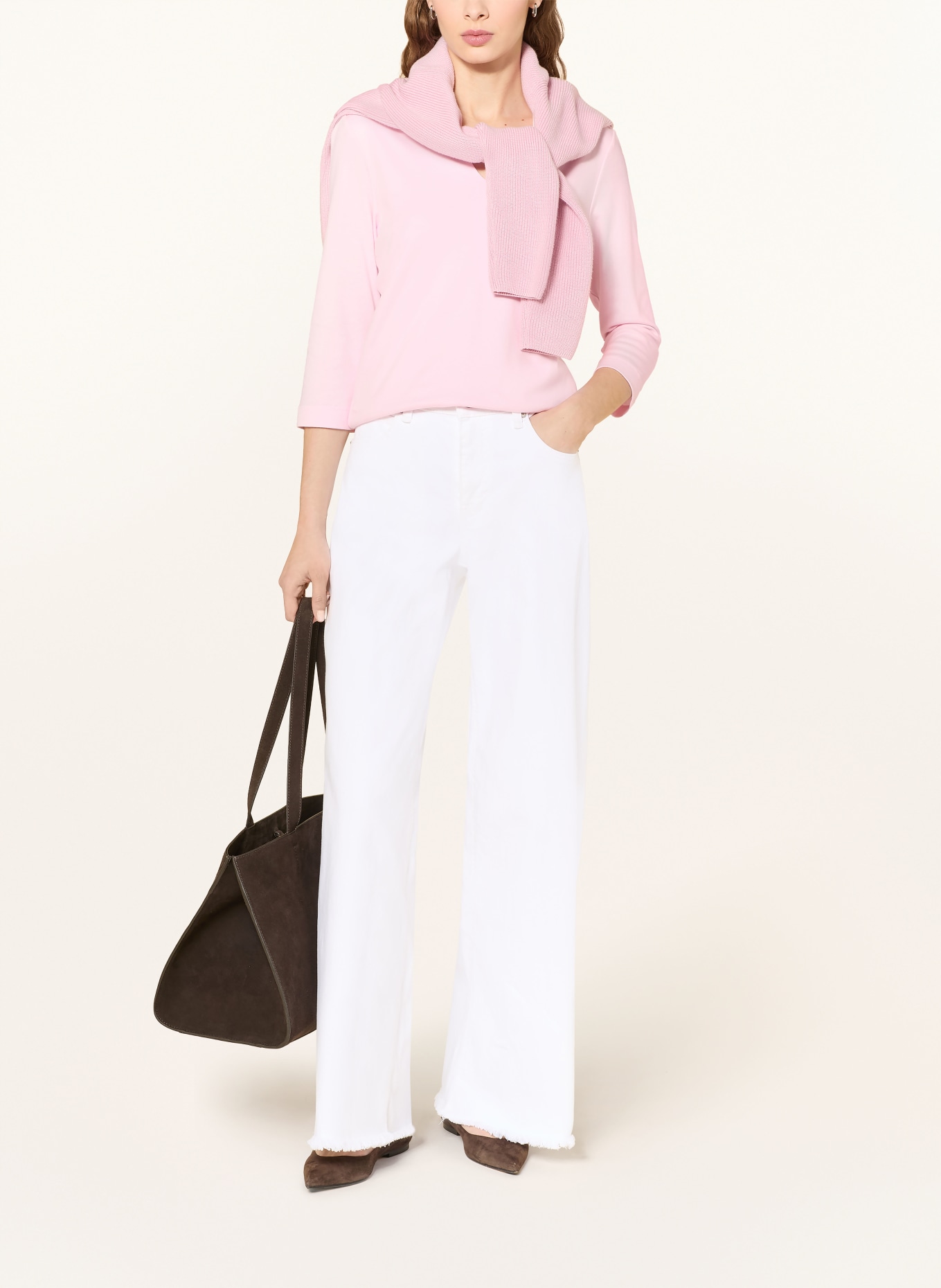 efixelle Tričko s 3/4 rukávem: RŮŽOVÁ