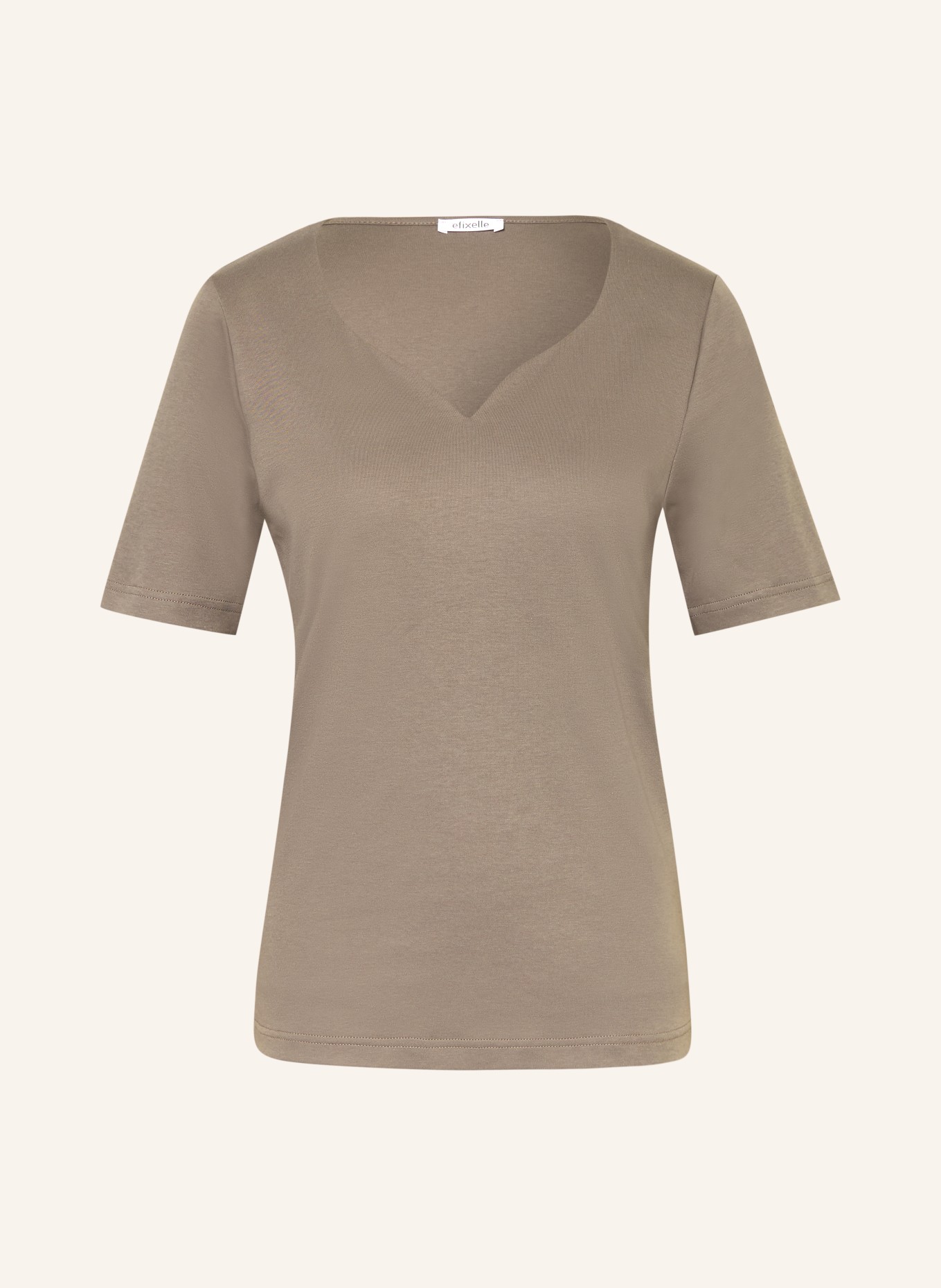 efixelle T-Shirt: TAUPE