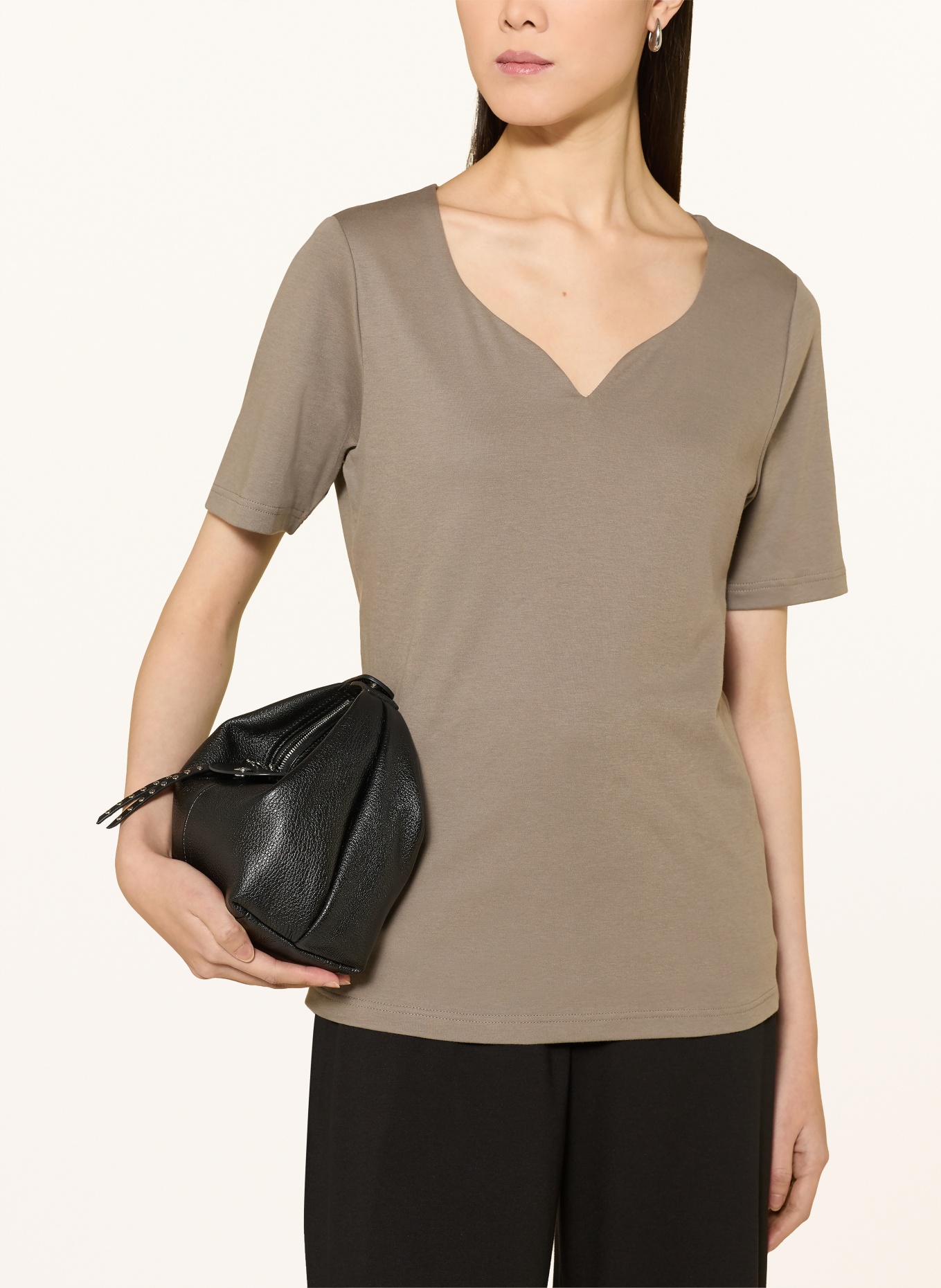 efixelle T-Shirt: TAUPE