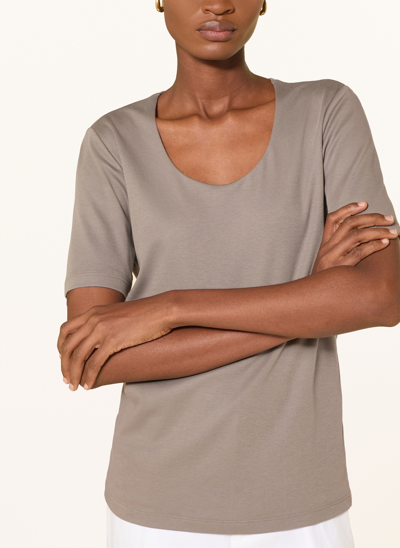 efixelle T-Shirt: TAUPE