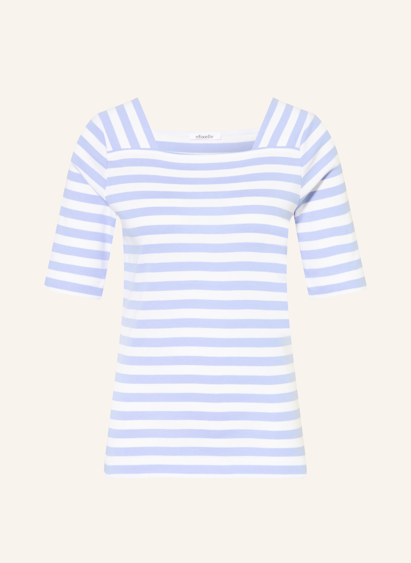 efixelle tričko: BÍLÁ / TMAVĚ MODRÁ