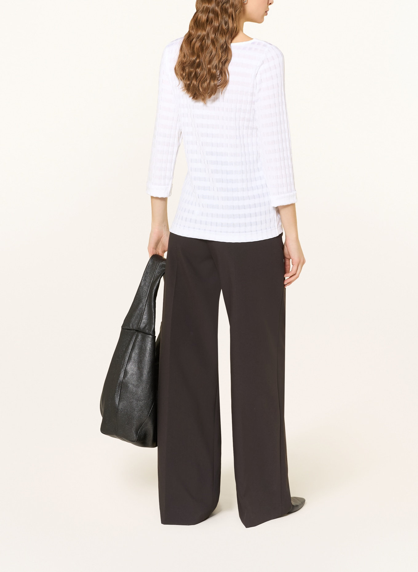 efixelle Blůza s 3/4 rukávem: BÍLÁ