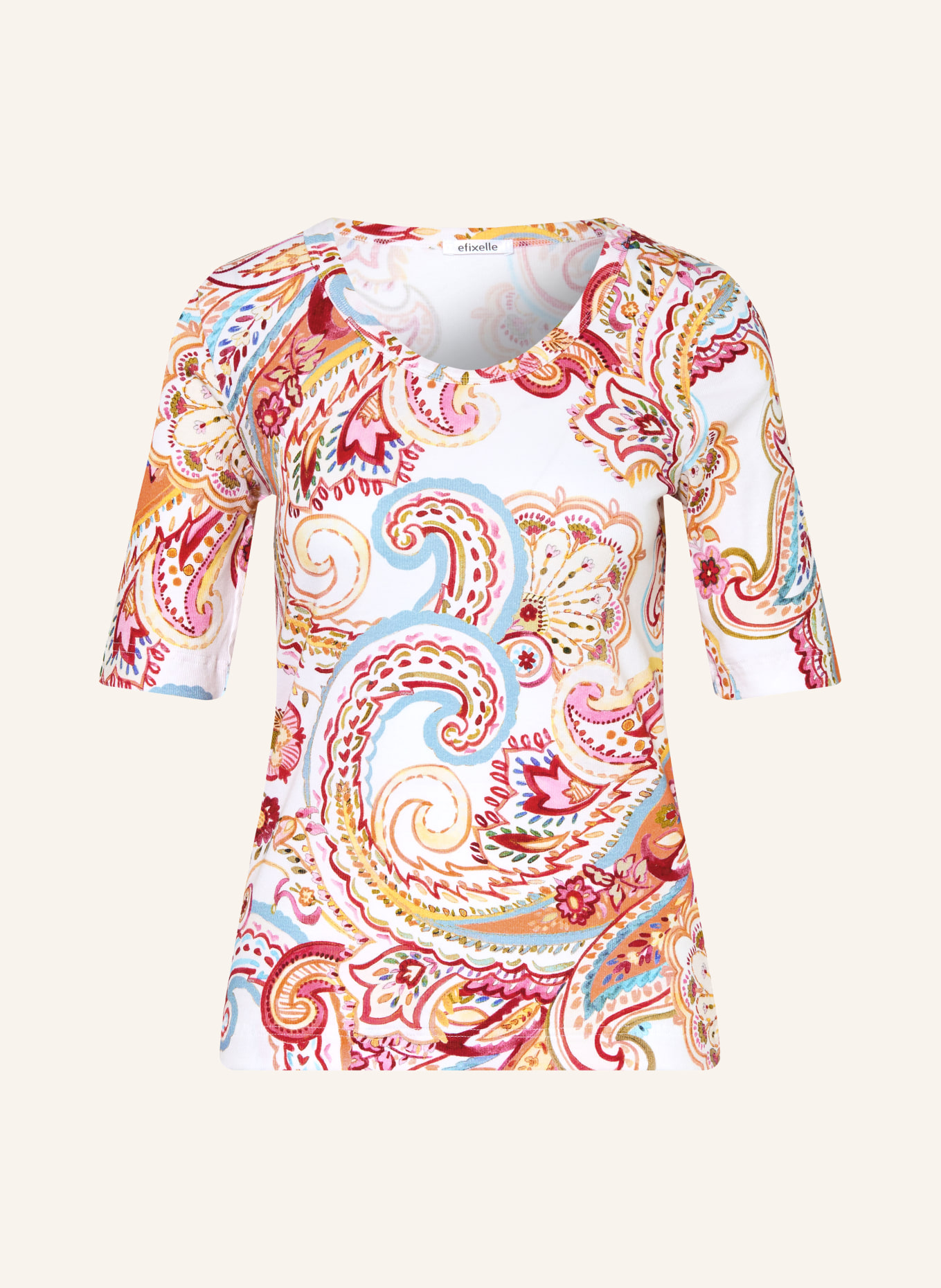 efixelle tričko: BÍLÁ / ČERVENÁ / TMAVĚ MODRÁ