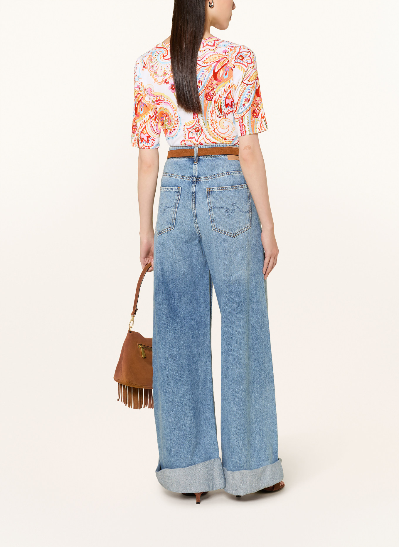 efixelle tričko: BÍLÁ / ČERVENÁ / TMAVĚ MODRÁ