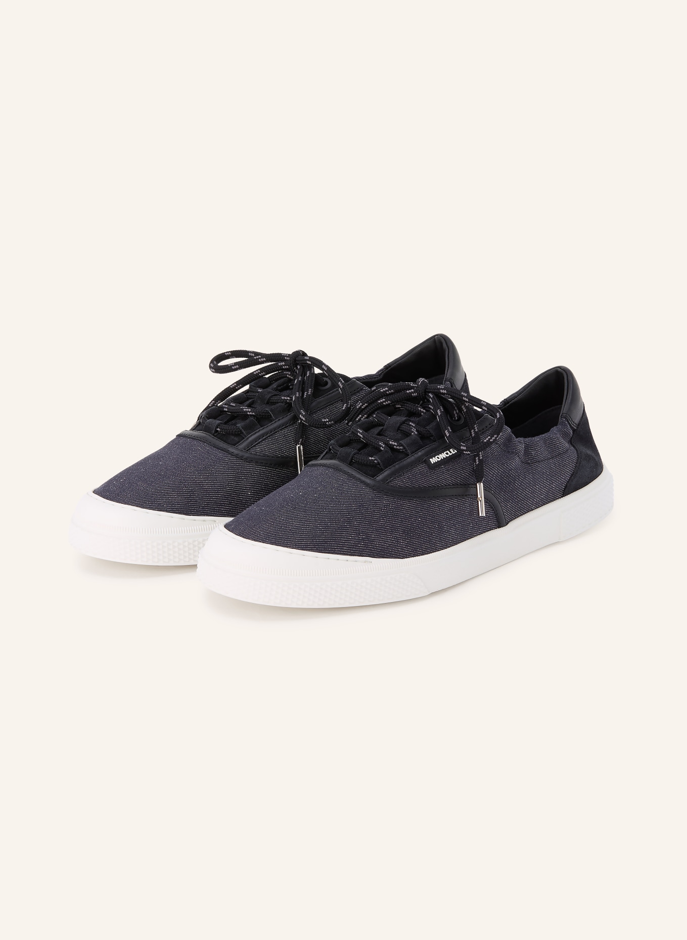 MONCLER Sneaker VERA LEISURE: DUNKELBLAU / SCHWARZ