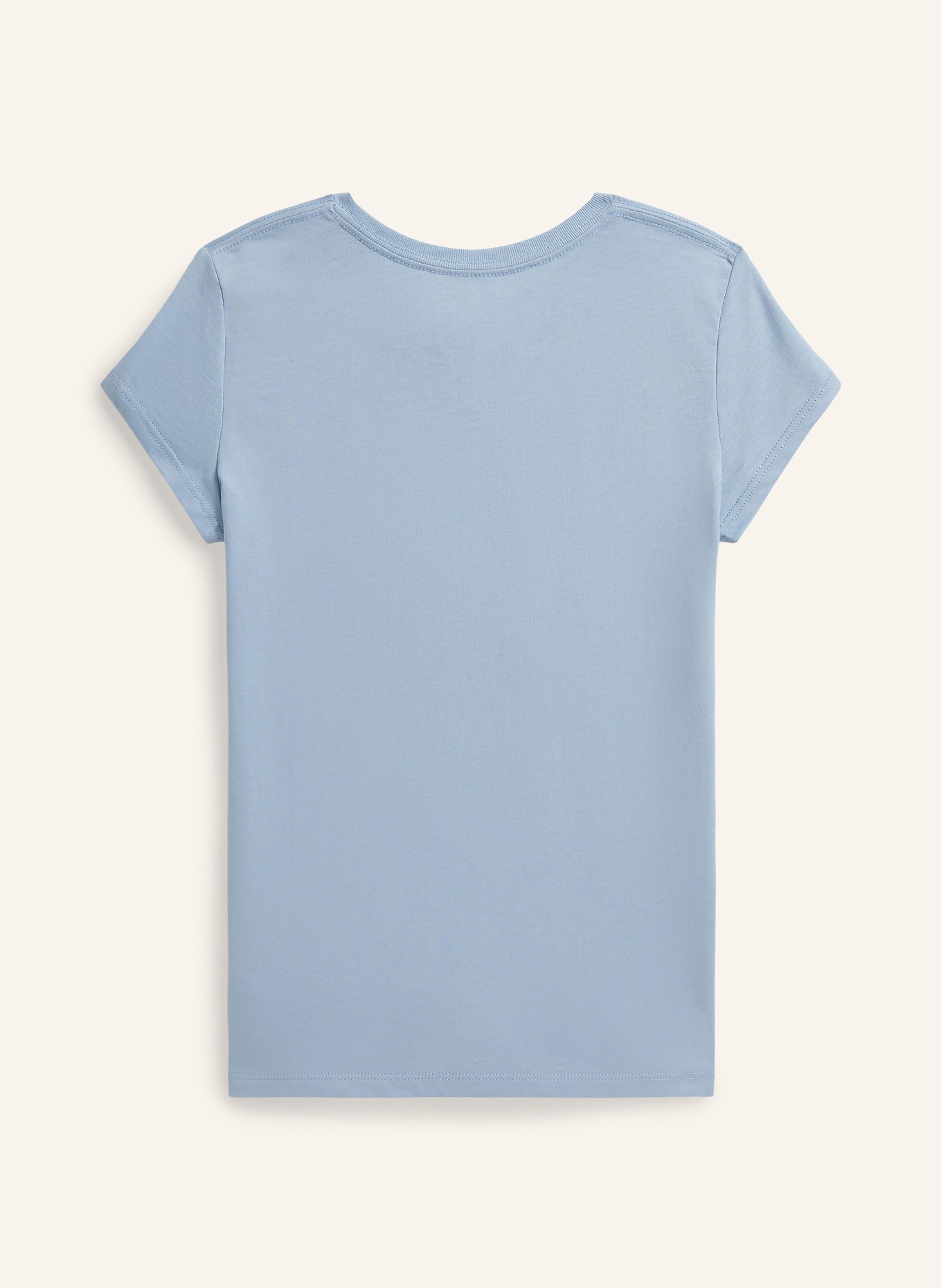 POLO RALPH LAUREN T-Shirt: HELLBLAU / HELLBRAUN