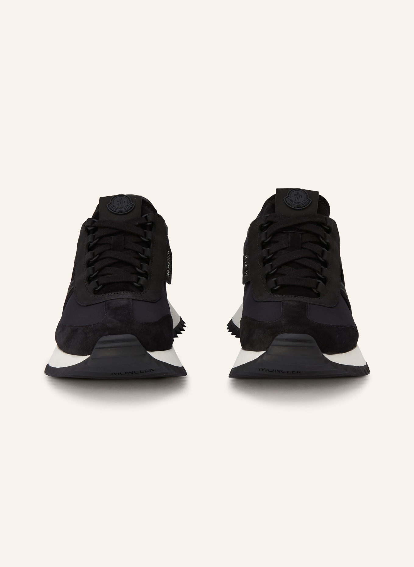 MONCLER Sneaker PACEY2: SCHWARZ / WEISS