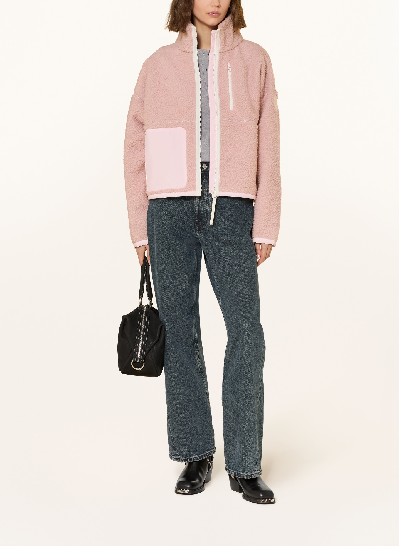 CANADA GOOSE Teddyfell-Jacke SIMCOE: ROSÉ