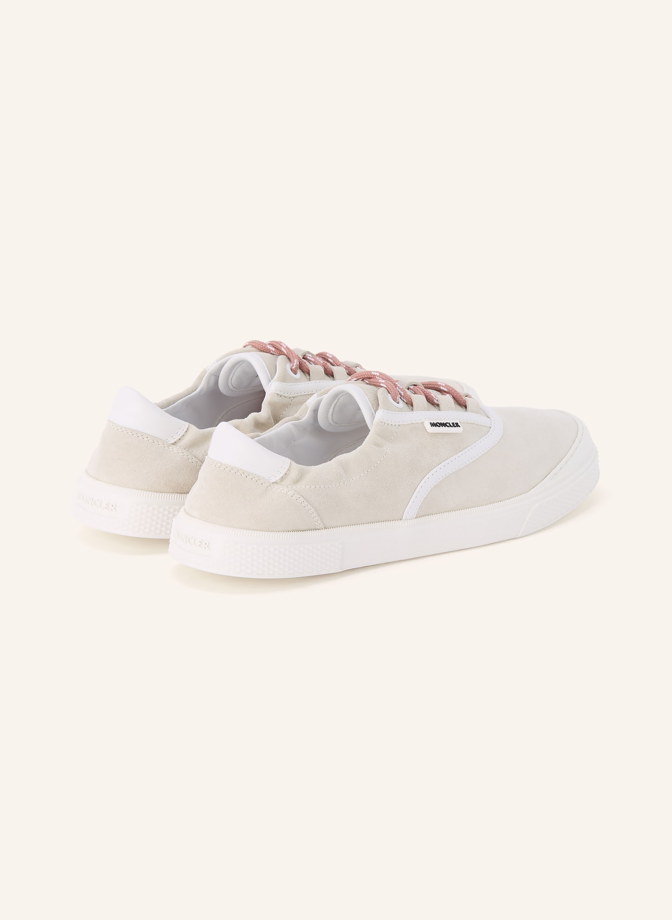 MONCLER Sneaker VERA LEISURE: HELLGRAU / WEISS