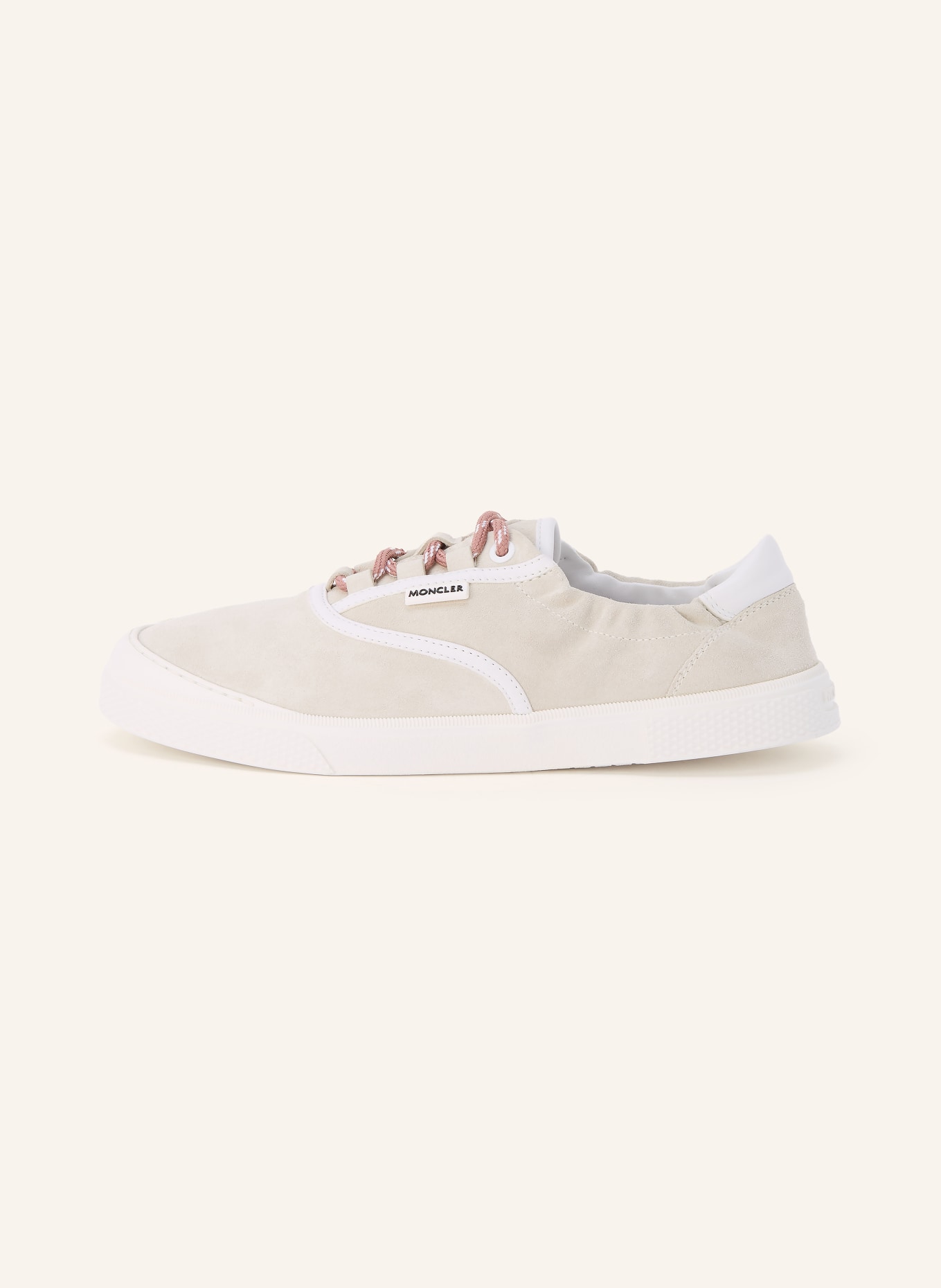 MONCLER Sneaker VERA LEISURE: HELLGRAU / WEISS