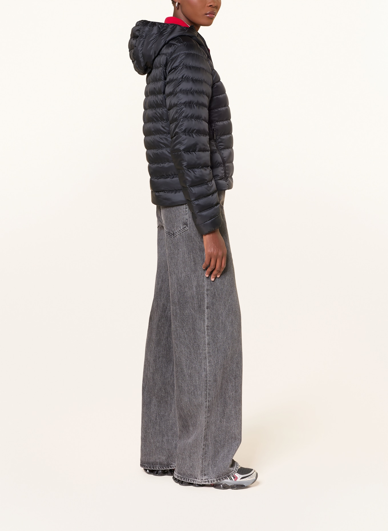 CANADA GOOSE Lightweight-Daunenjacke AETHERA: SCHWARZ