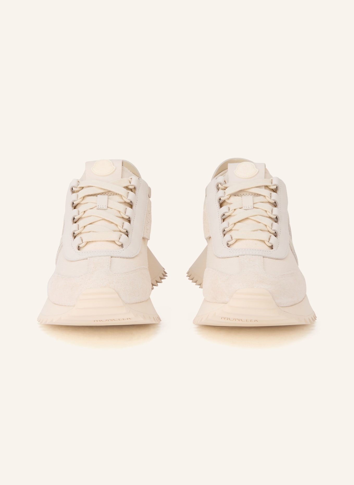 MONCLER Sneaker PACEY2: HELLGRAU / CREME
