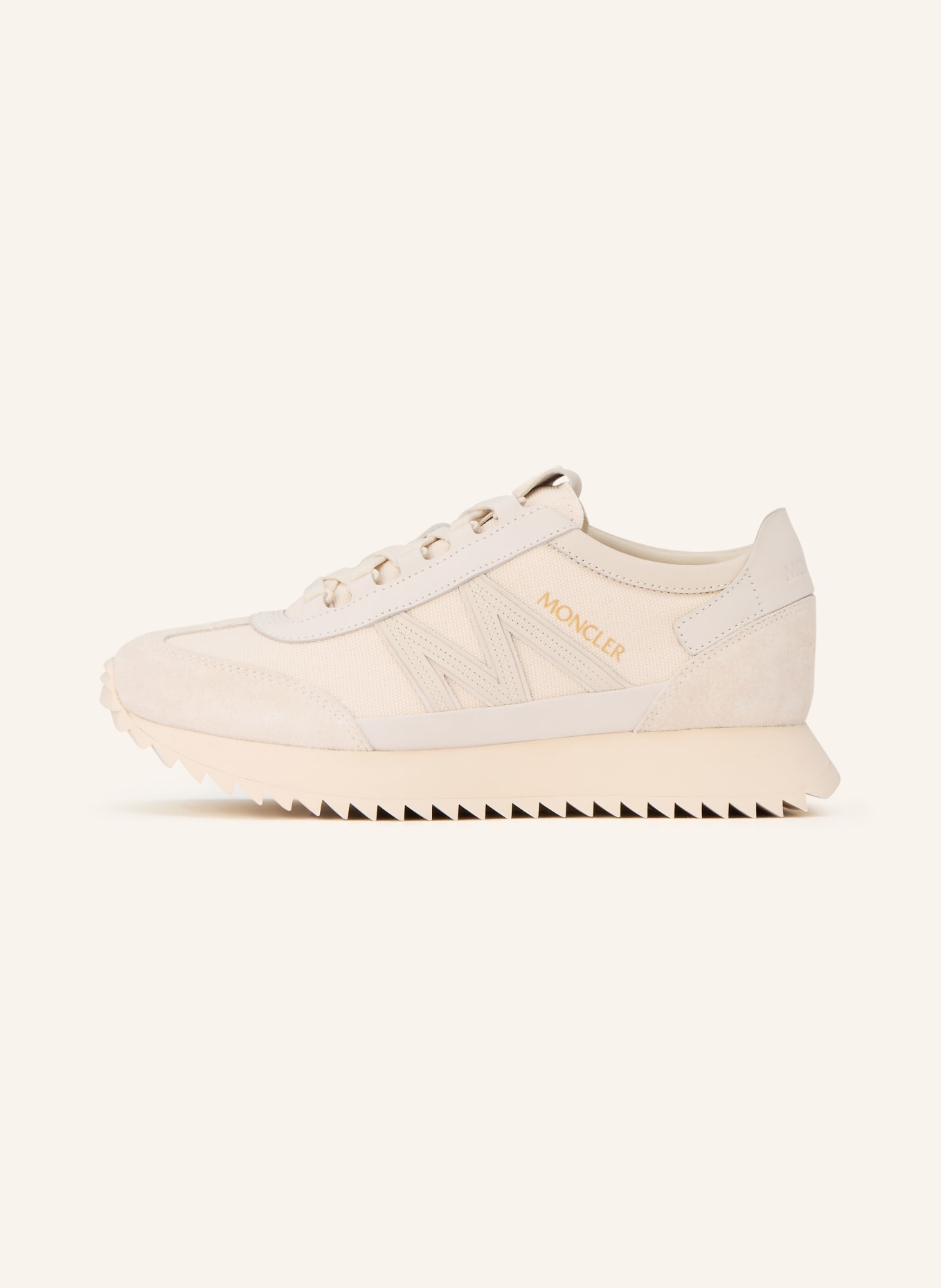 MONCLER Sneaker PACEY2: HELLGRAU / CREME