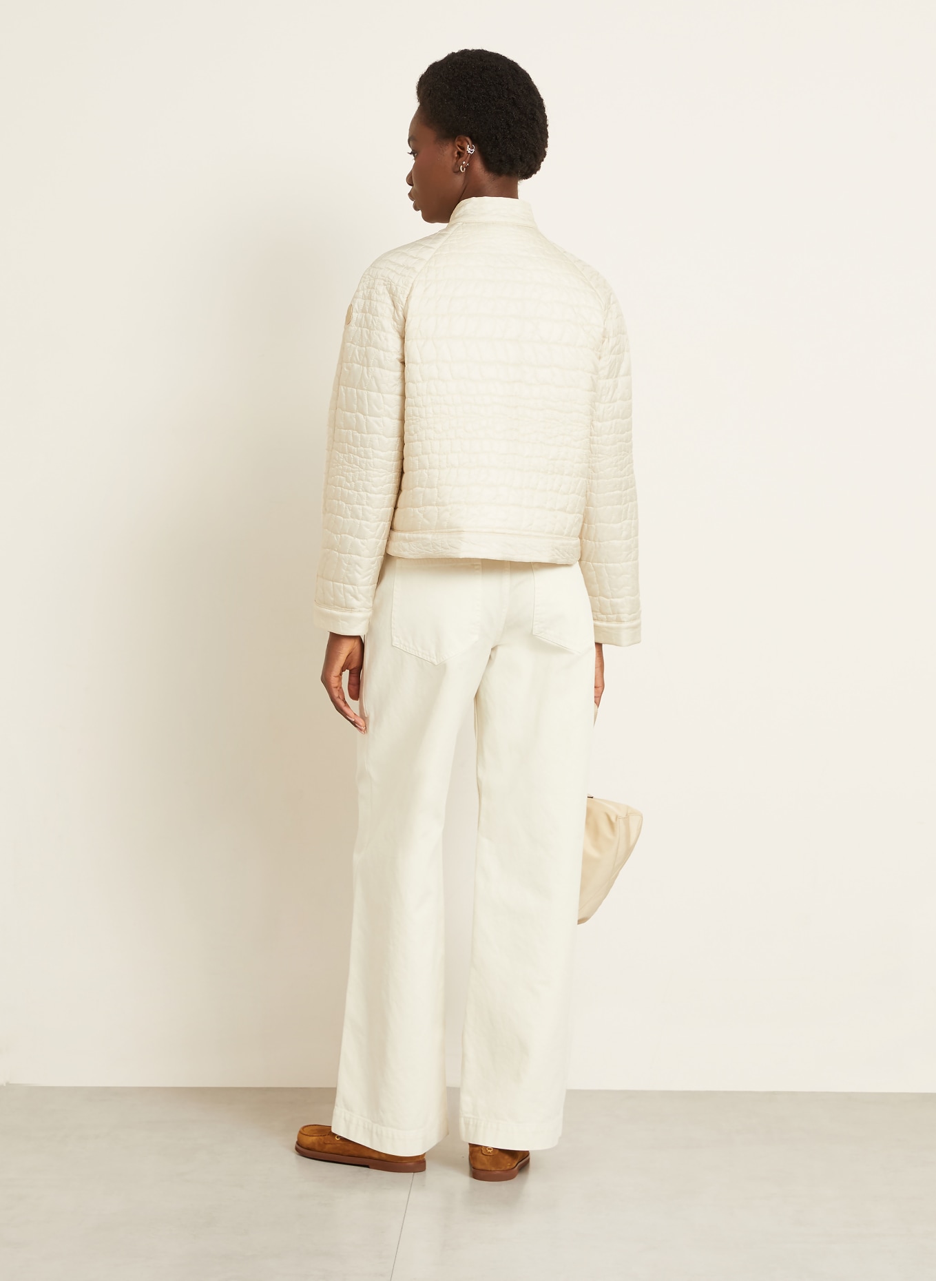 MONCLER Lightweight-Daunenjacke AUBRIETA: BEIGE