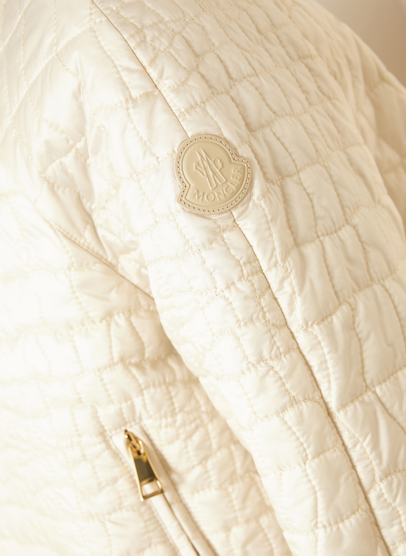 MONCLER Lightweight-Daunenjacke AUBRIETA: BEIGE