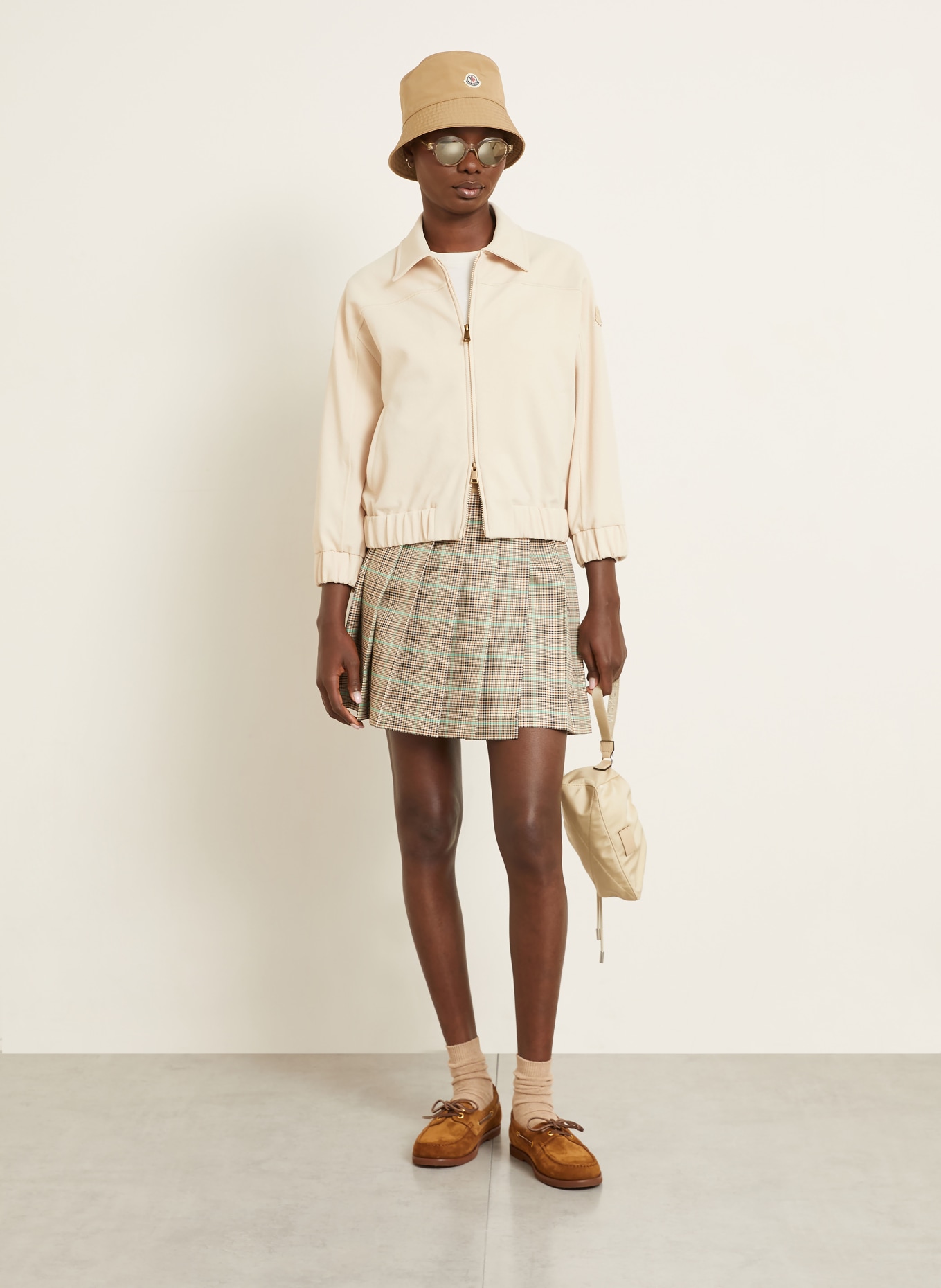 MONCLER Pouch TRICK: BEIGE