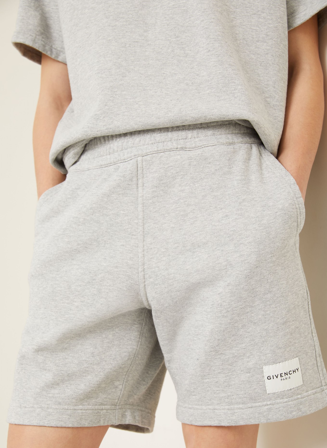 GIVENCHY szorty dresowe: JASNOCZARY