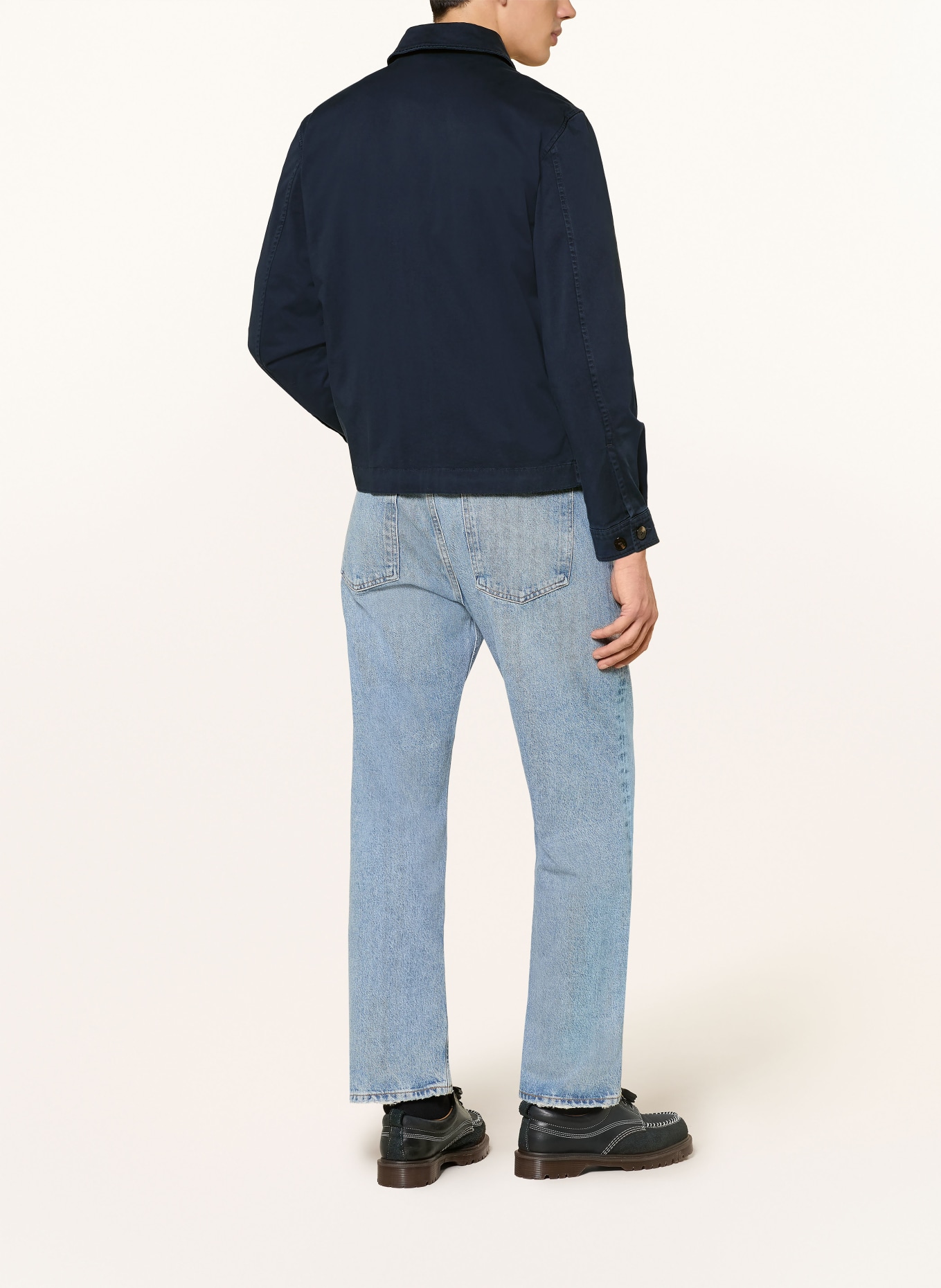 WOOLRICH Overjacket: DUNKELBLAU