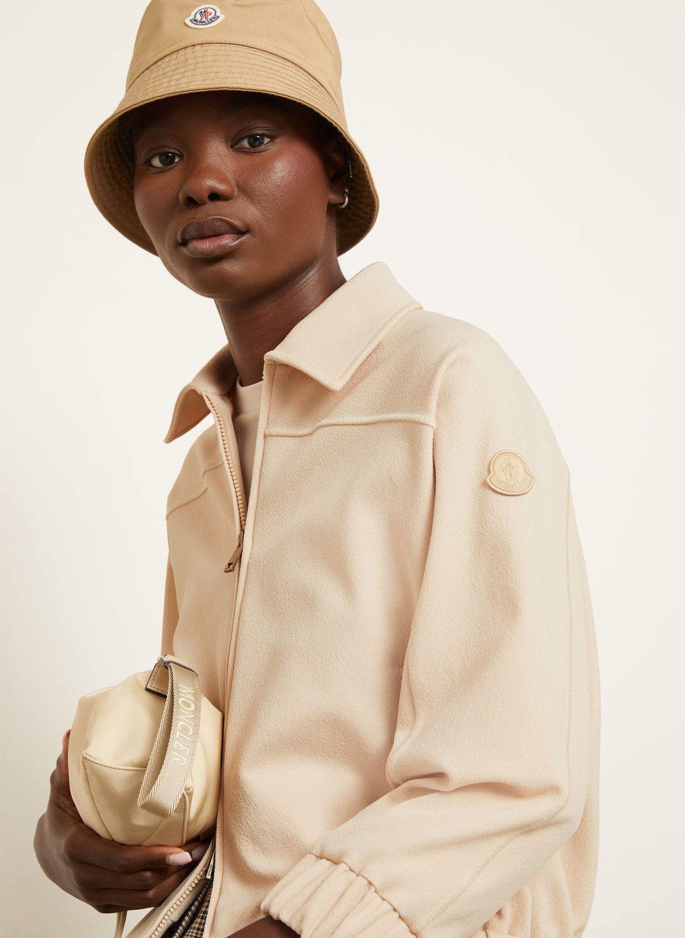 MONCLER Blouson: BEIGE
