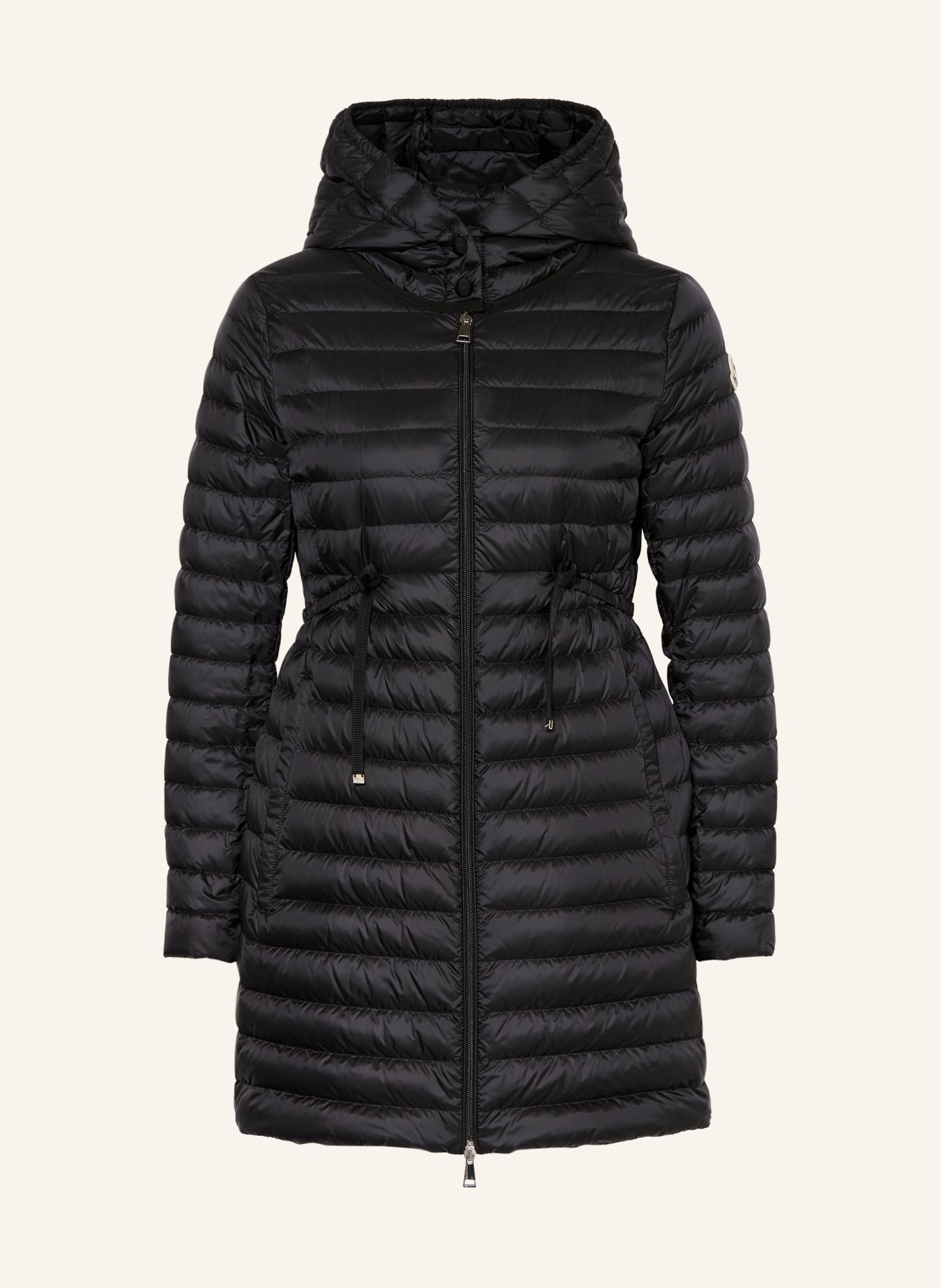 MONCLER Lightweight-Daunenmantel BARBEL: SCHWARZ