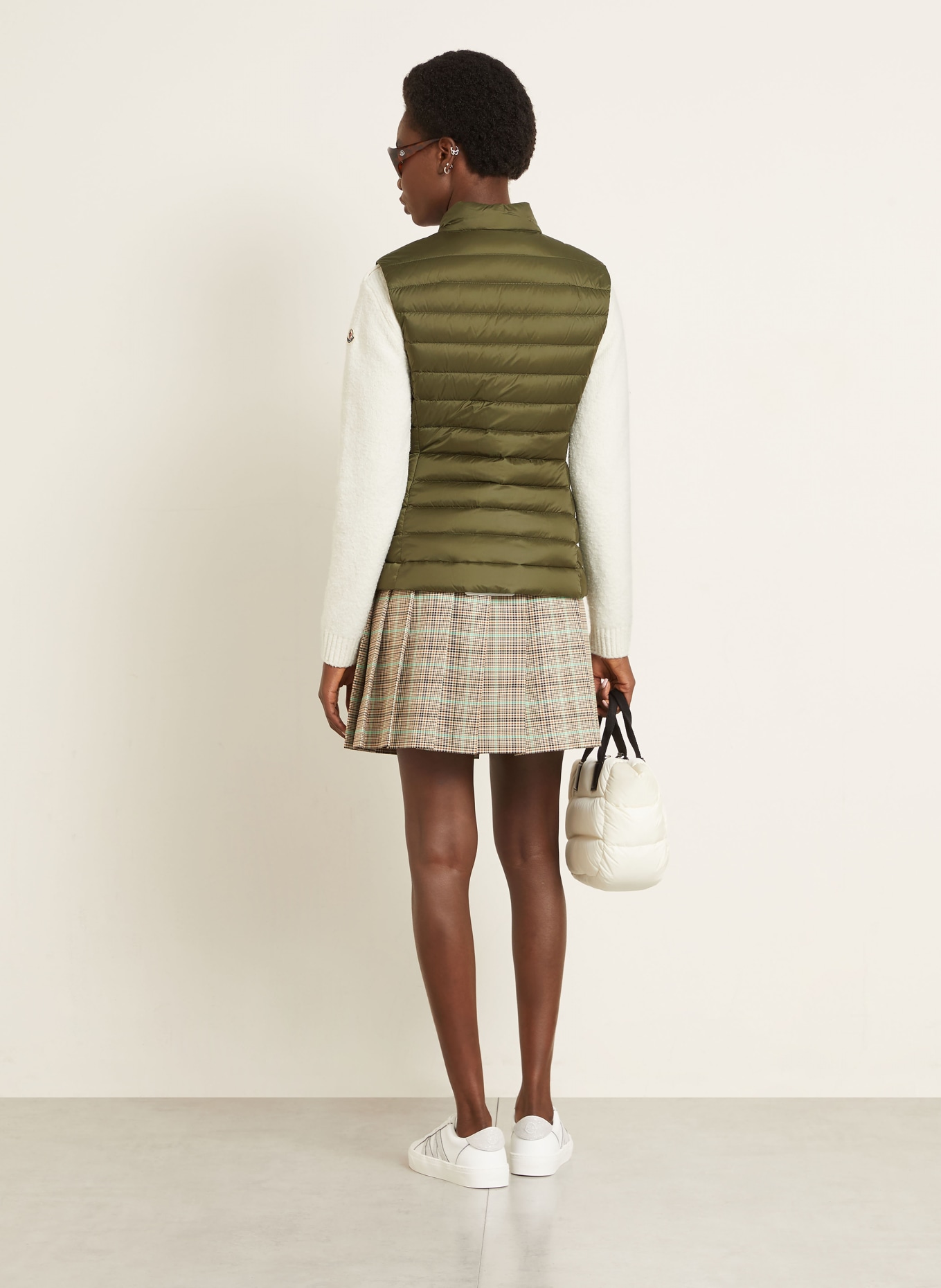 MONCLER Daunenweste IGENS: OLIV