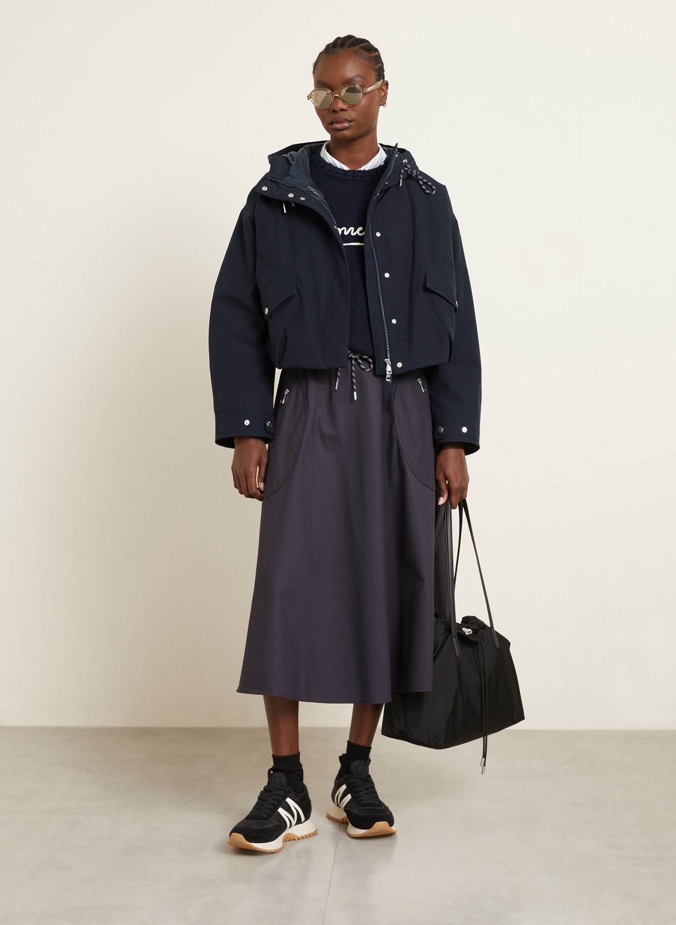 MONCLER Daunenjacke EUCALYPTUS: DUNKELBLAU