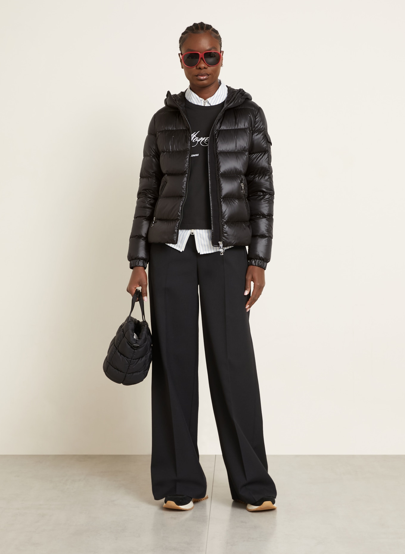 MONCLER Daunenjacke GLESSE: SCHWARZ