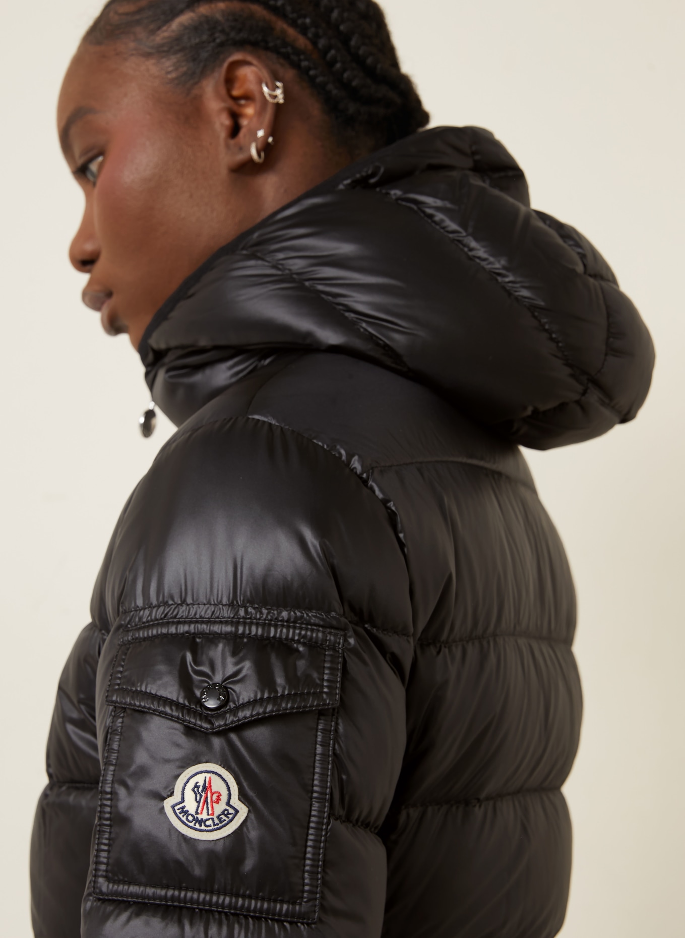 MONCLER Daunenjacke GLESSE: SCHWARZ